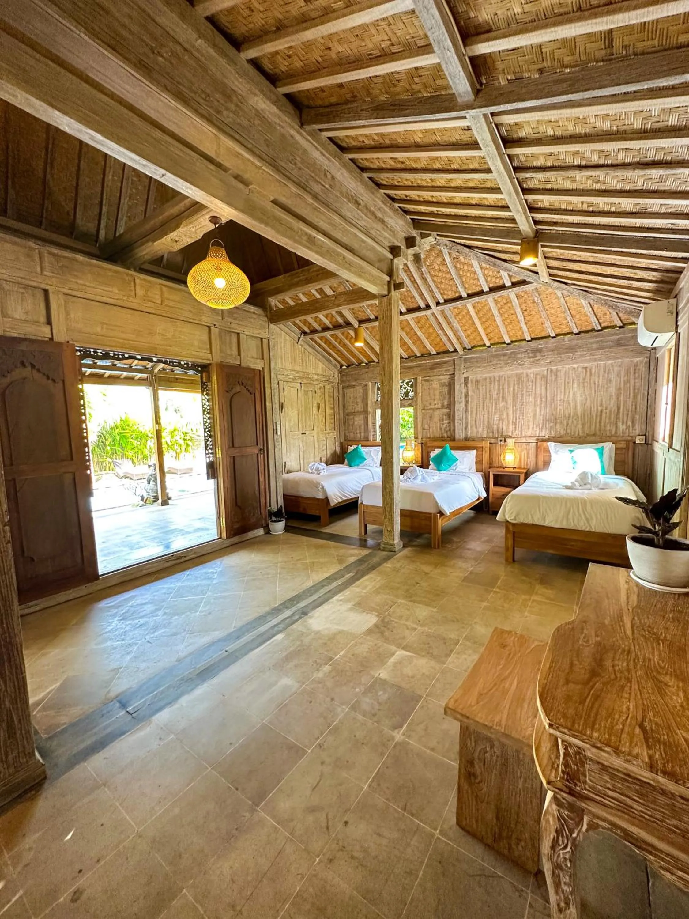Bed in Nunu Bali Eco Friendly Retreat