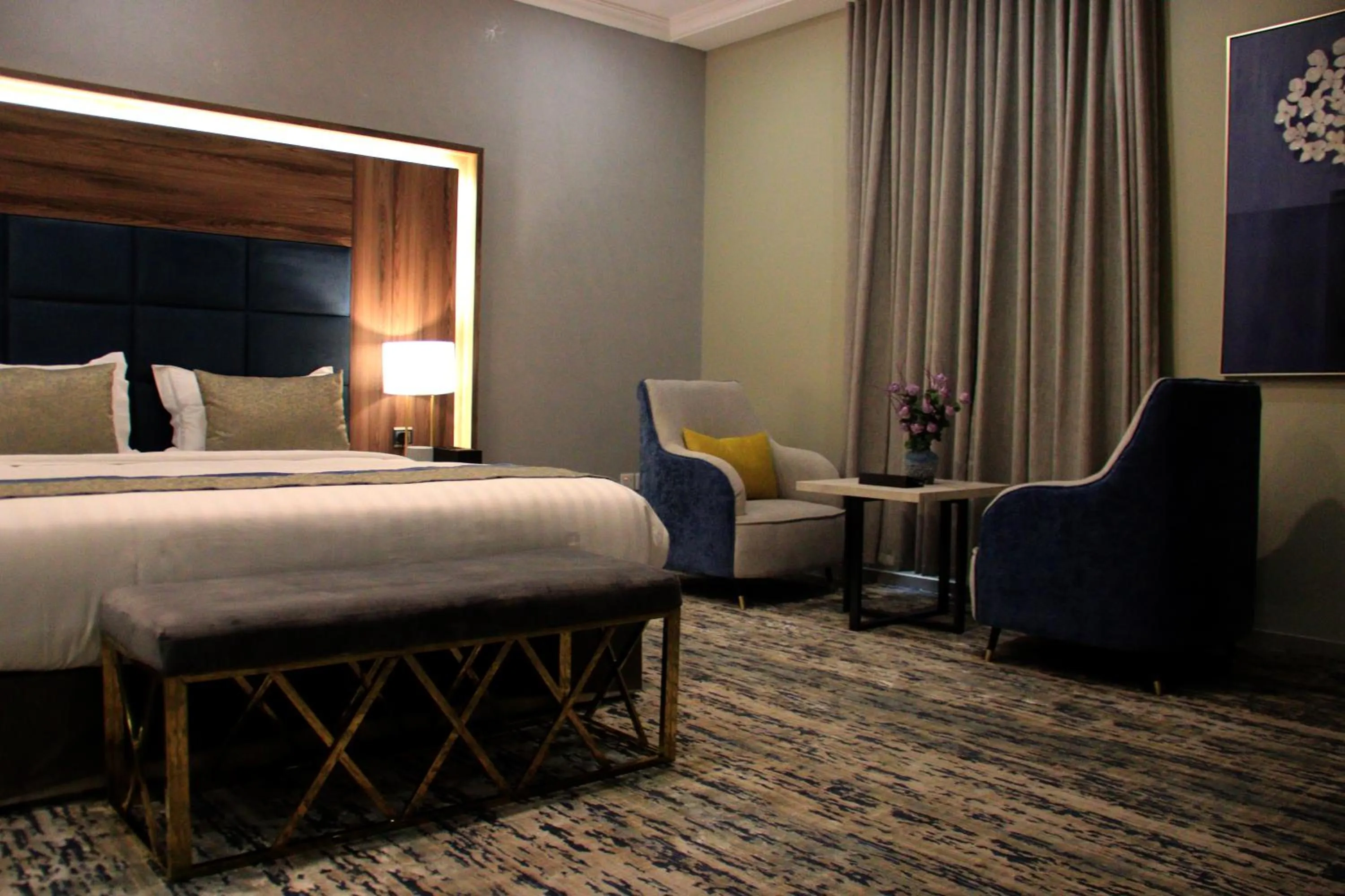 Bed in شقق سوات للشقق المخدومة 4