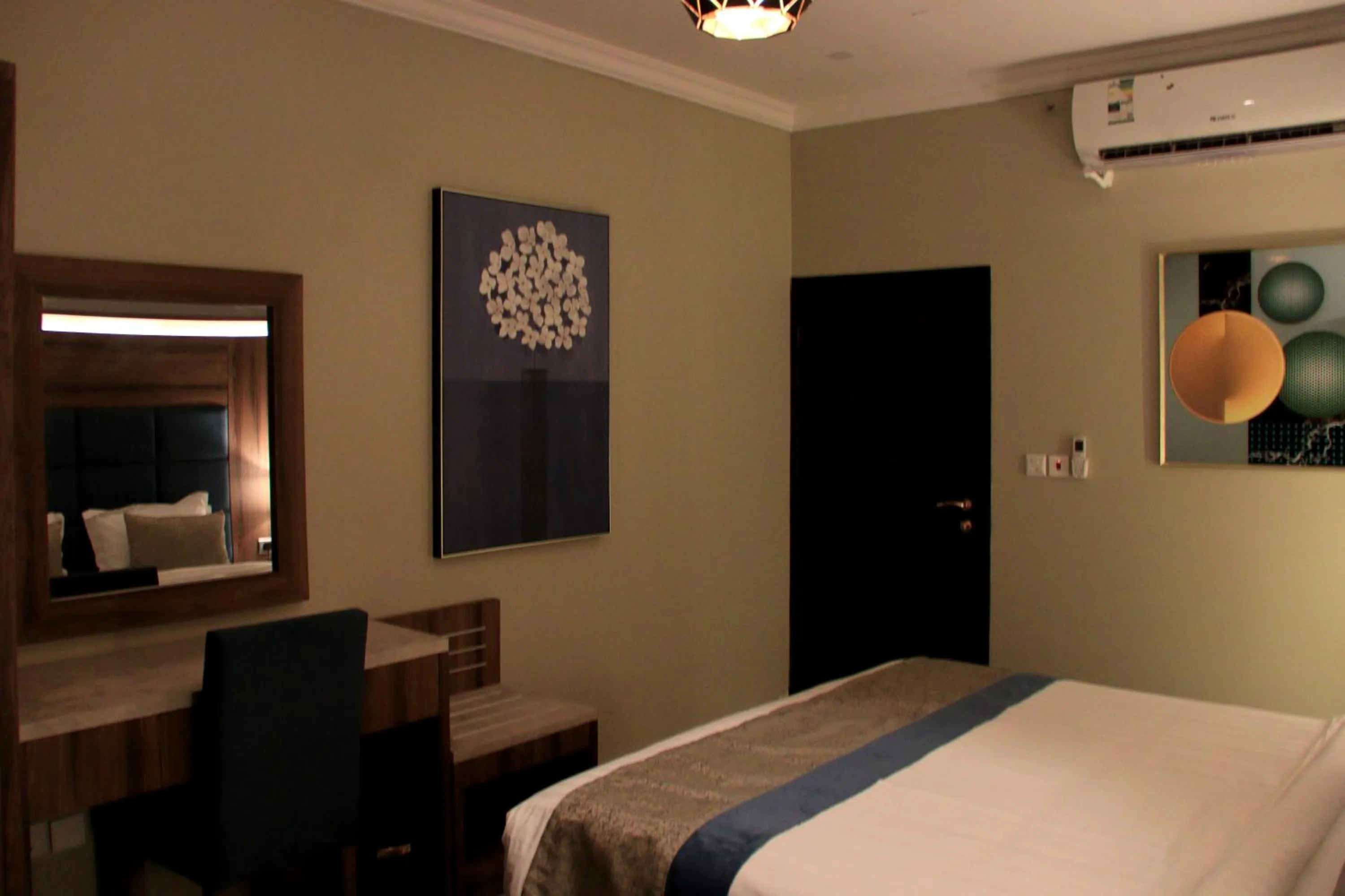 Bed in شقق سوات للشقق المخدومة 4