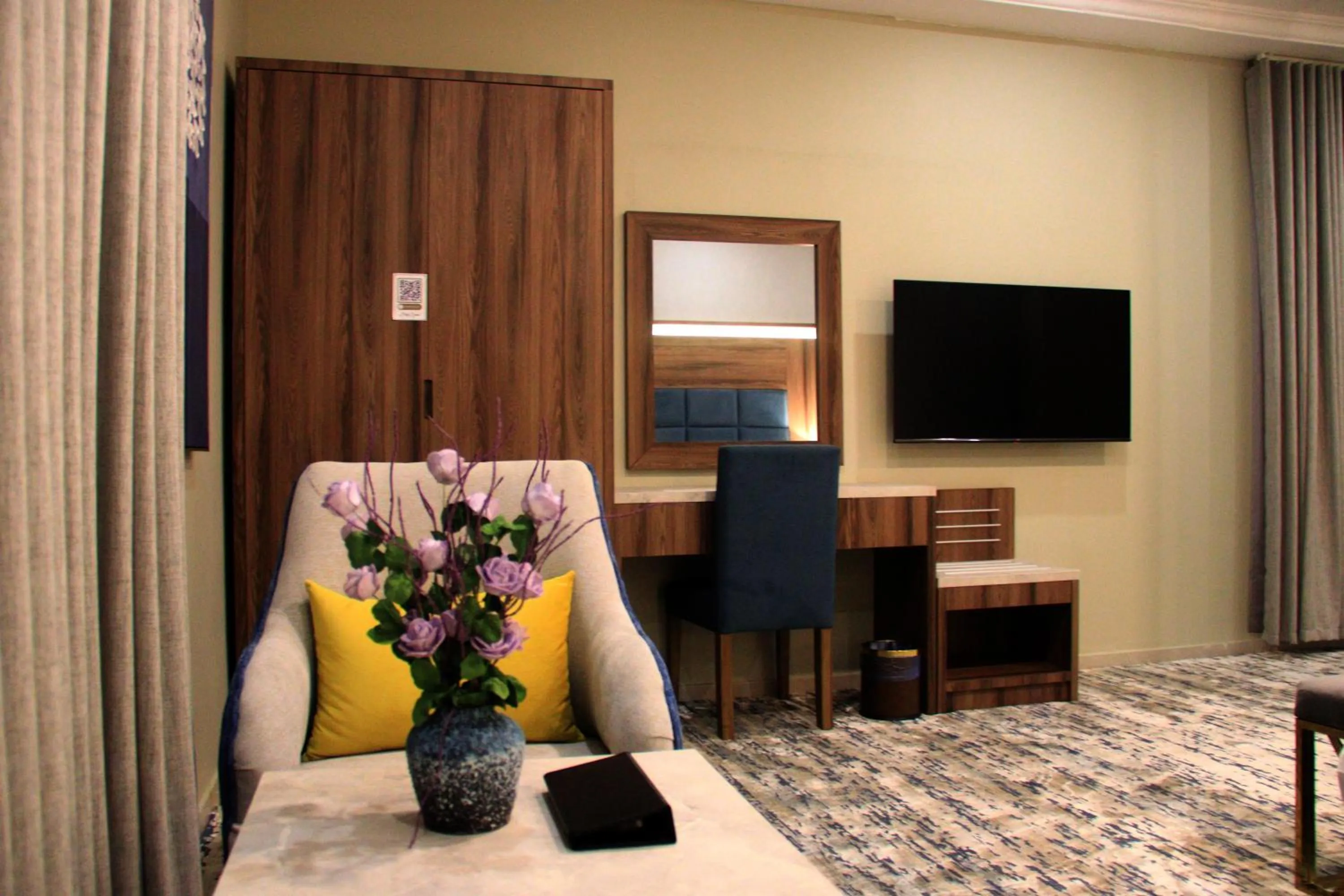 Bed in شقق سوات للشقق المخدومة 4