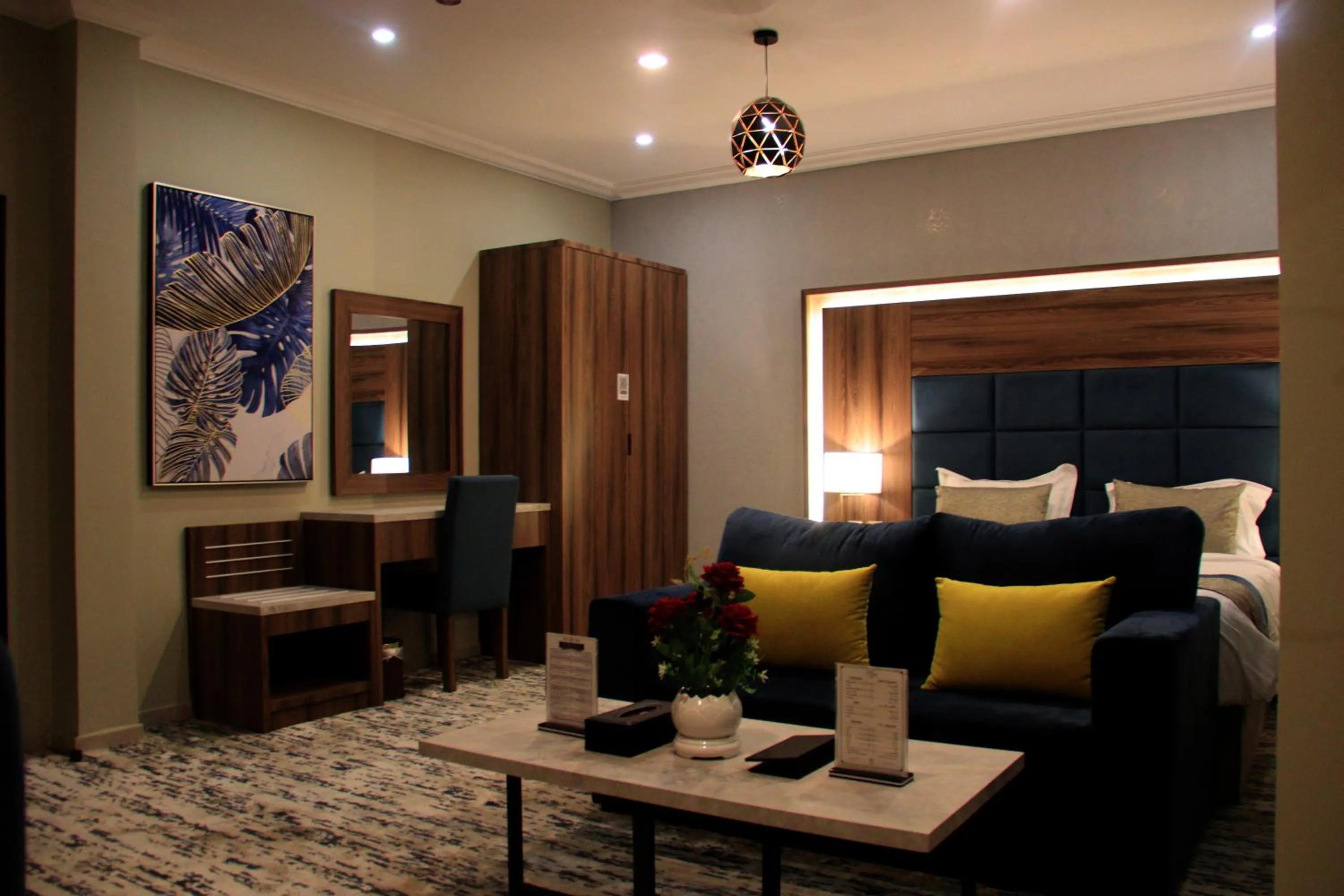 Bed in شقق سوات للشقق المخدومة 4