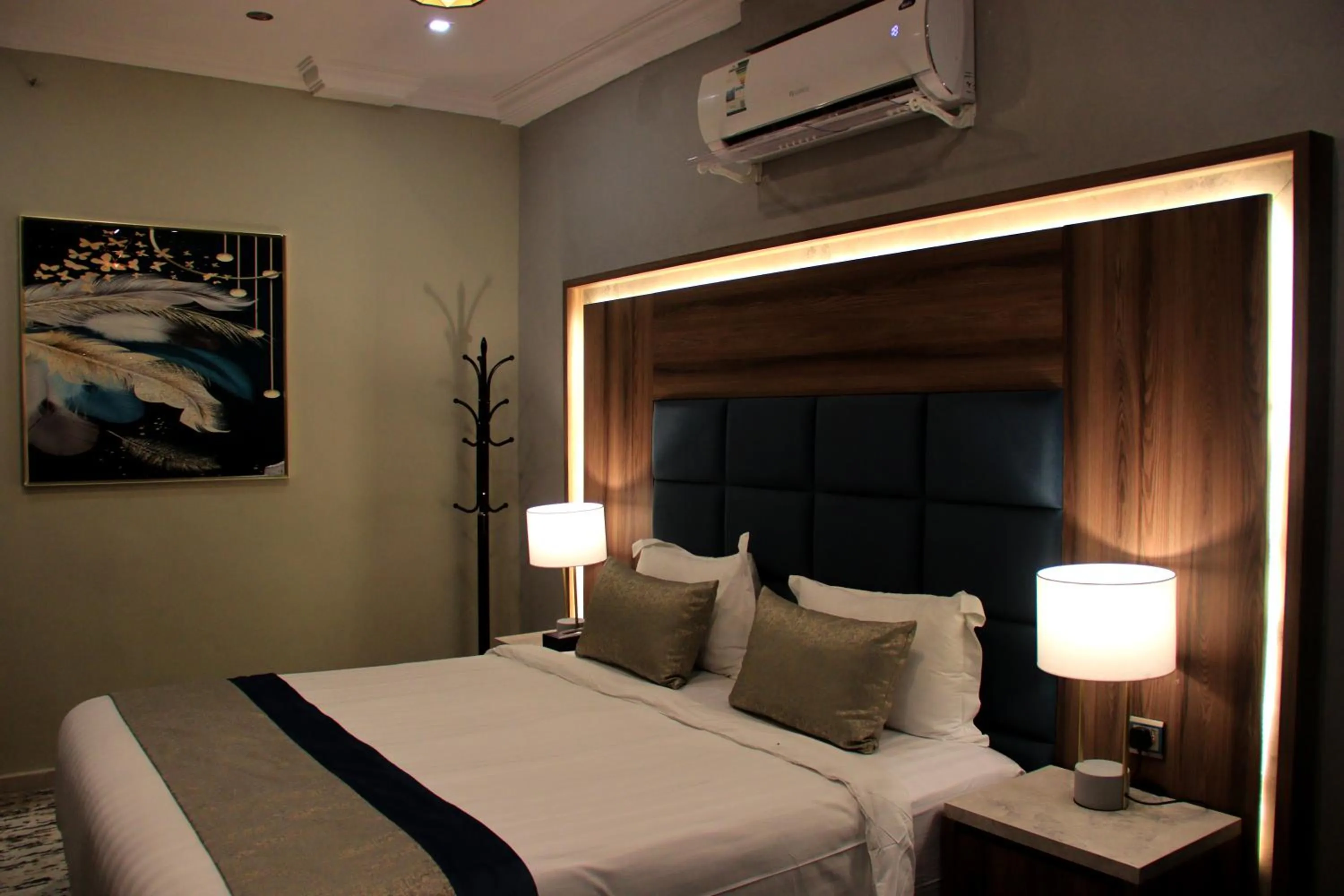 Bed in شقق سوات للشقق المخدومة 4