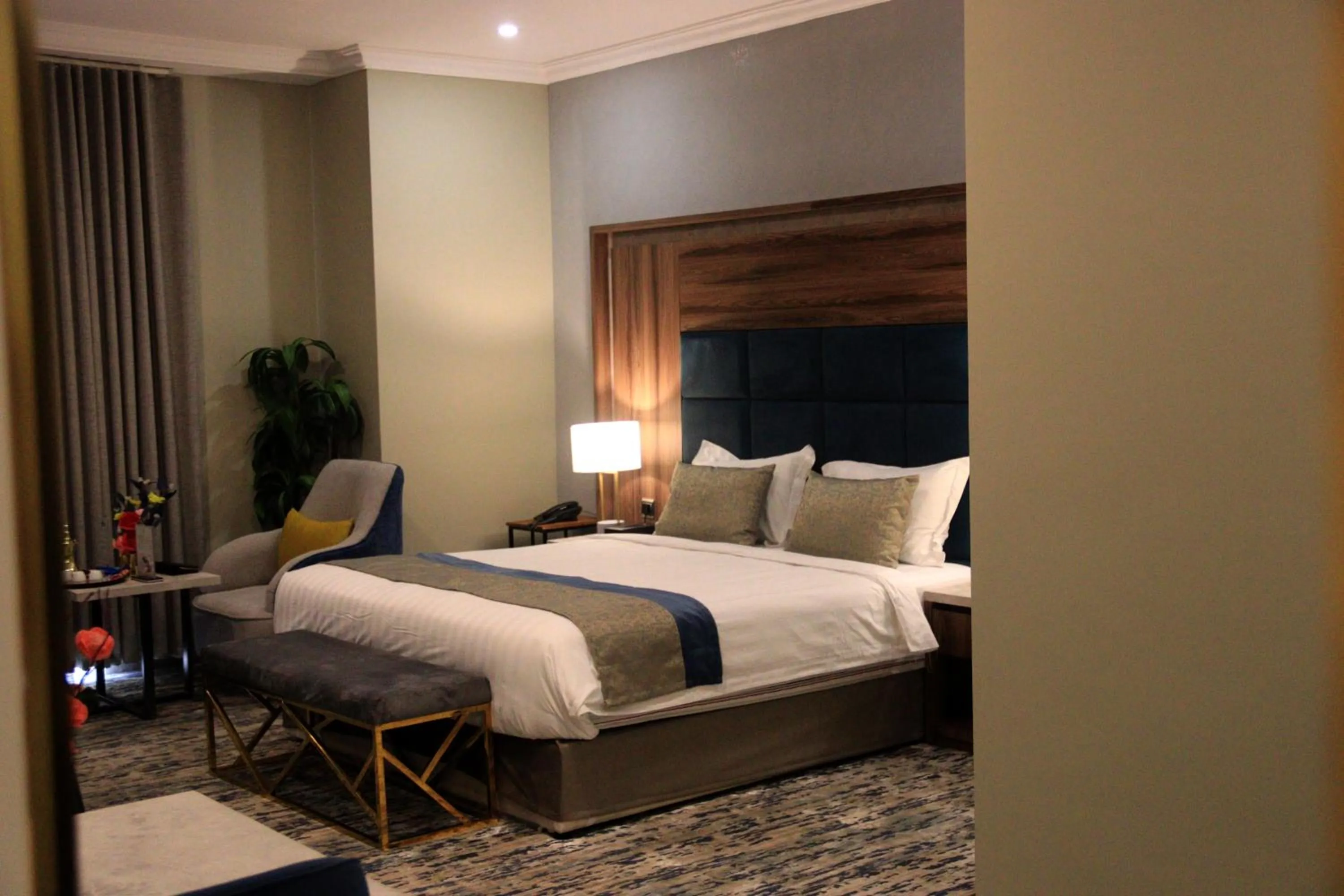 Bed in شقق سوات للشقق المخدومة 4