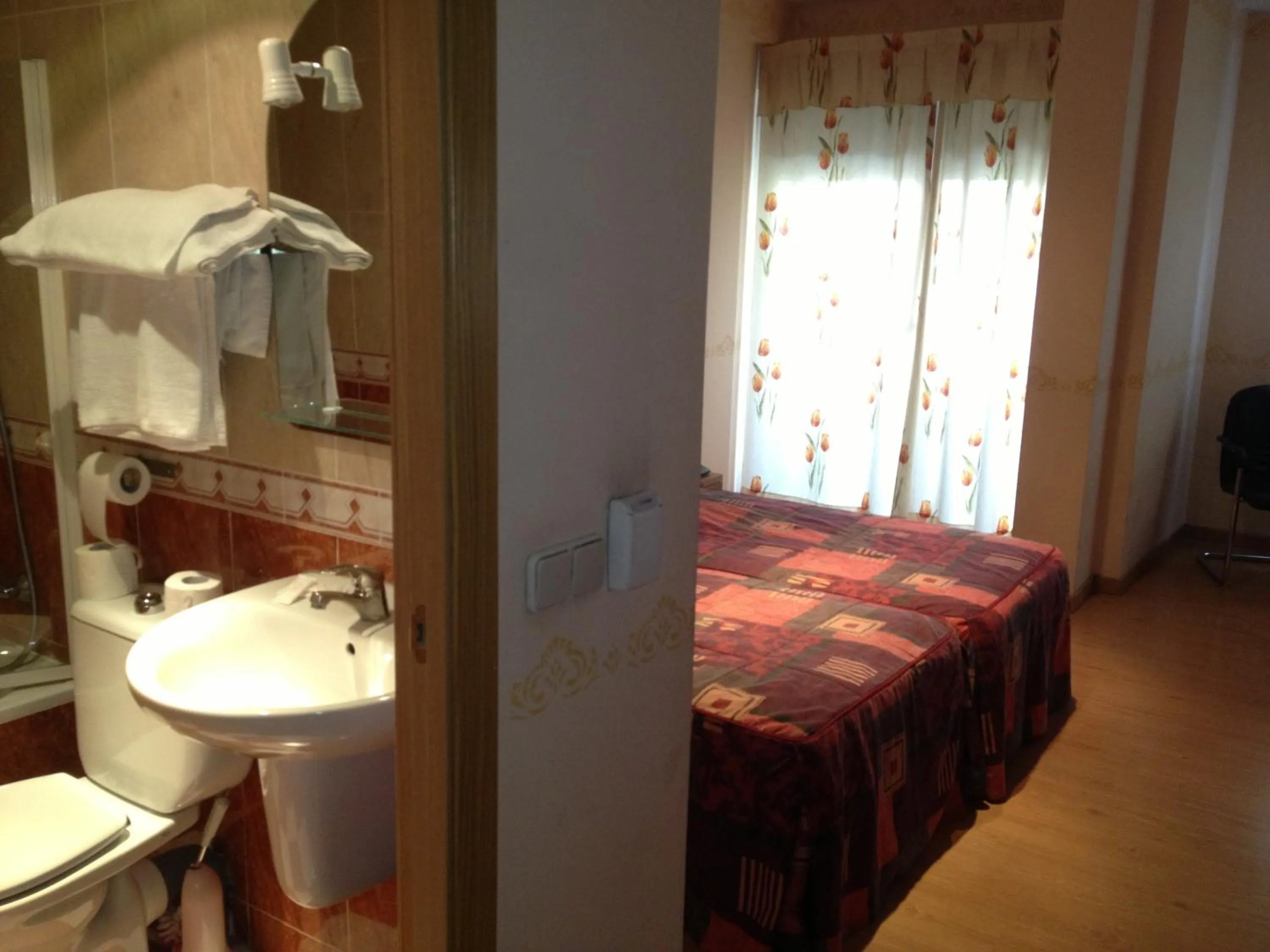 Bed in Hotel Don Angel