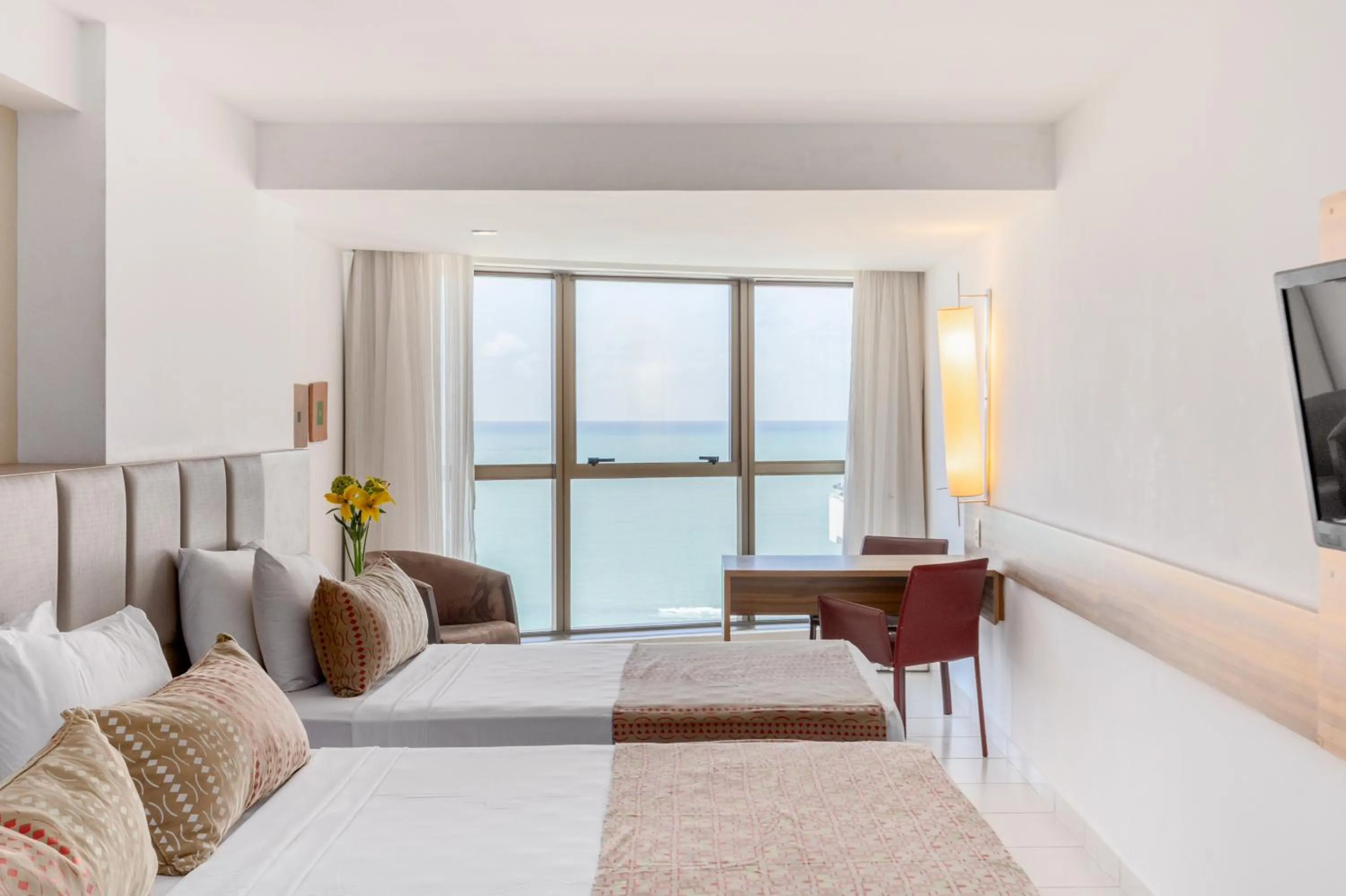 Bed in HY Apartaments & Hotels-Boa Viagem