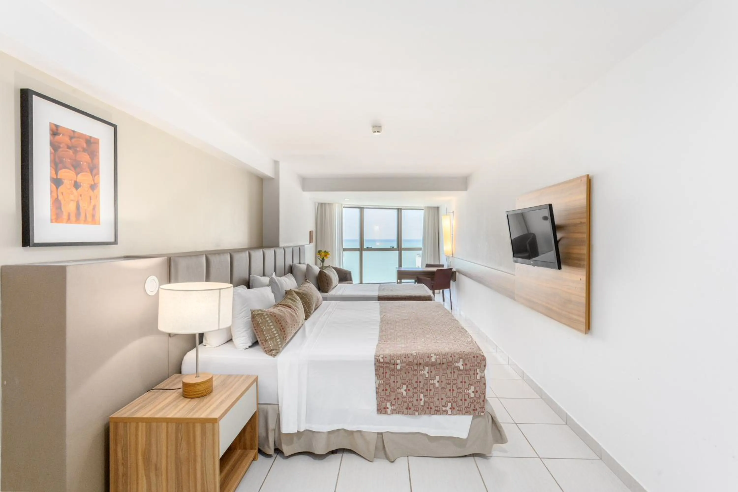 Bed in HY Apartaments & Hotels-Boa Viagem