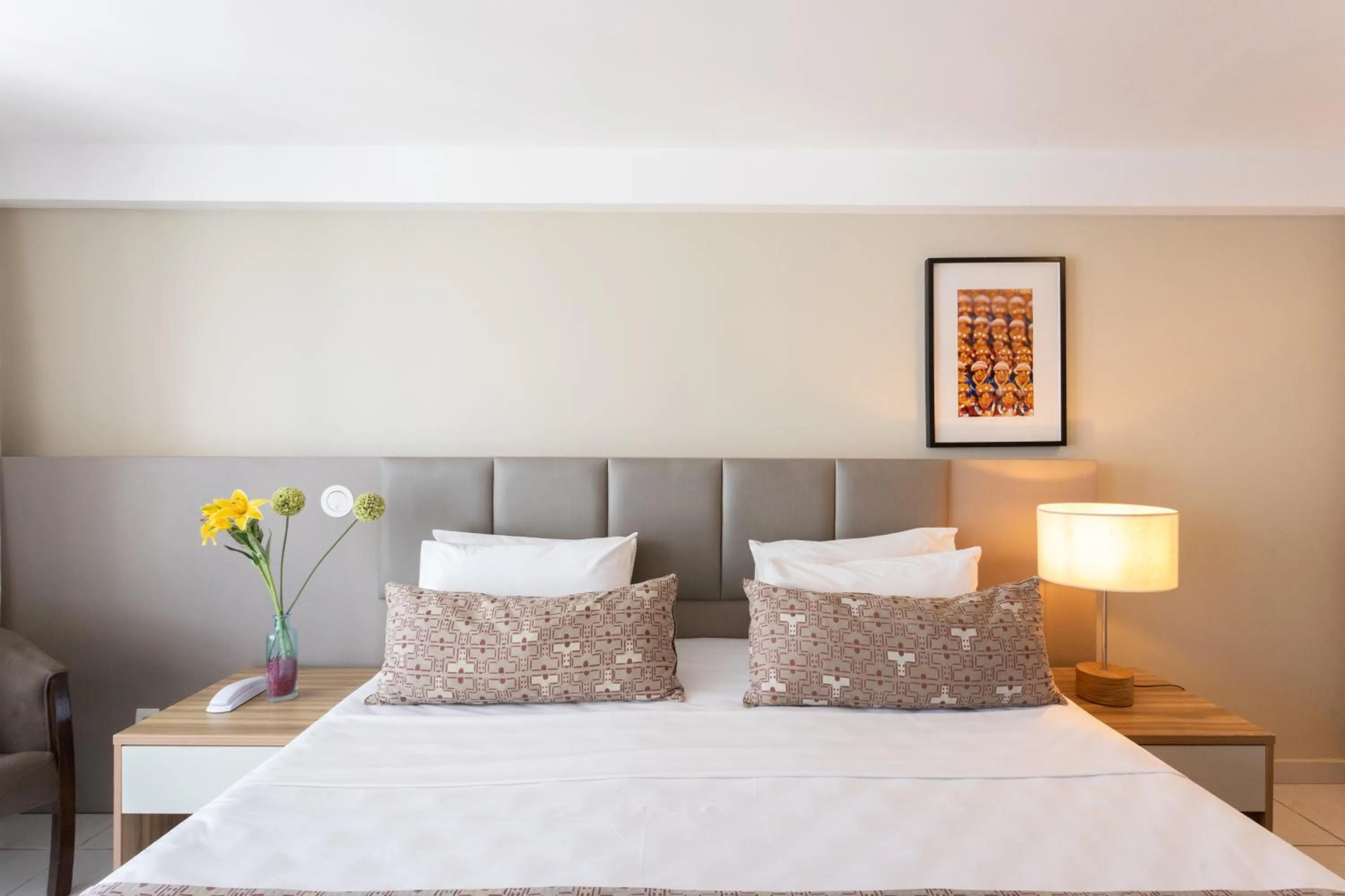 Bed in HY Apartaments & Hotels-Boa Viagem