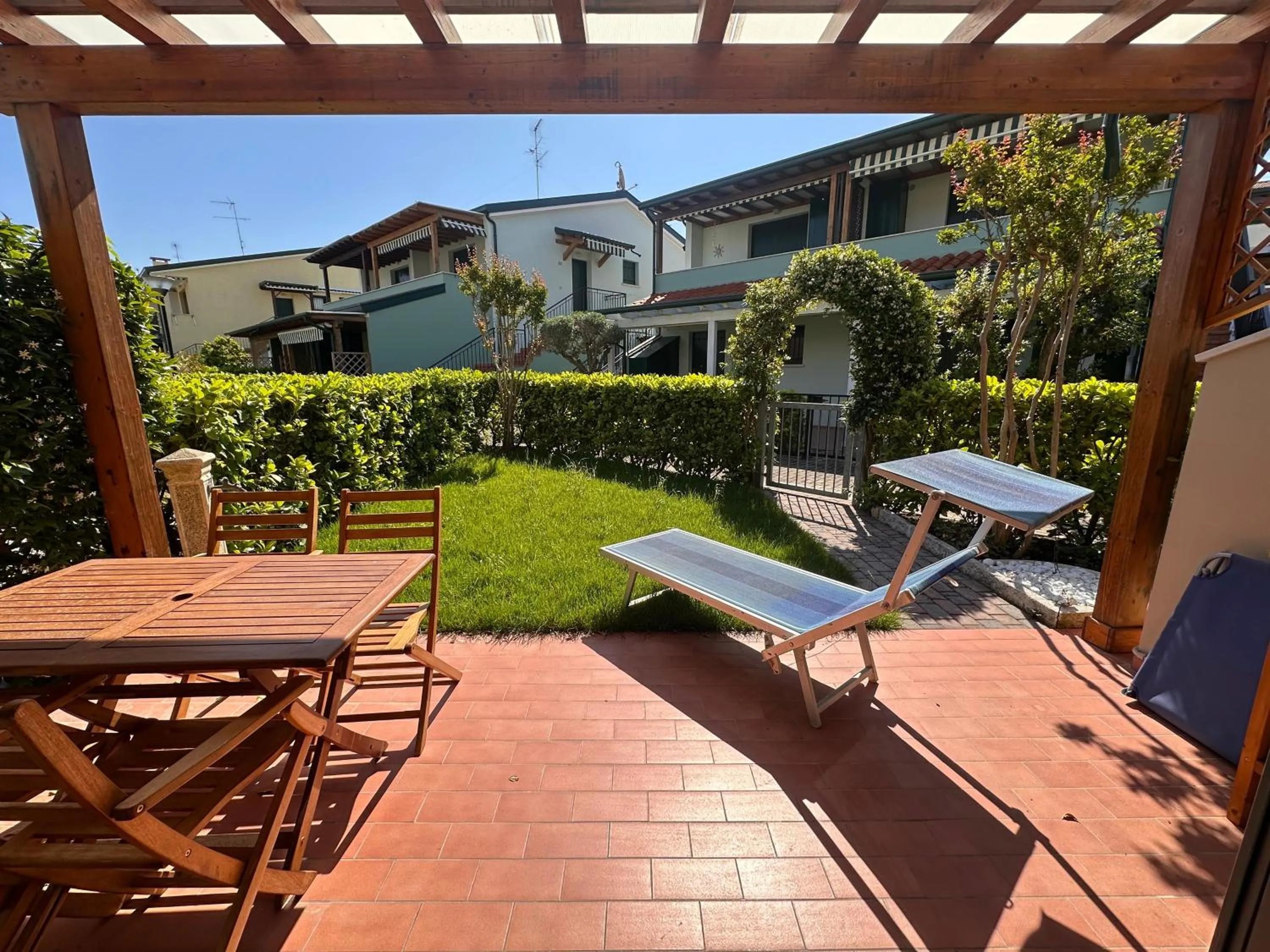 Patio in Villaggio Cristina 2 - Agenzia Cocal