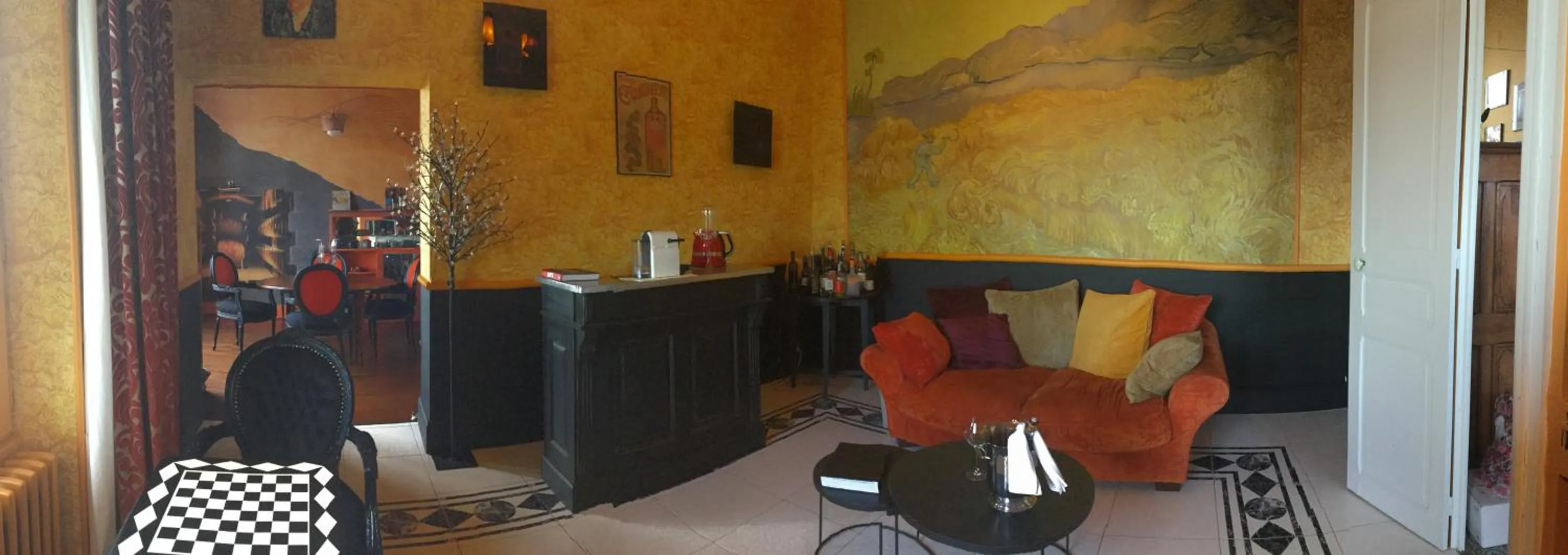 Living room in Villa Chanelle