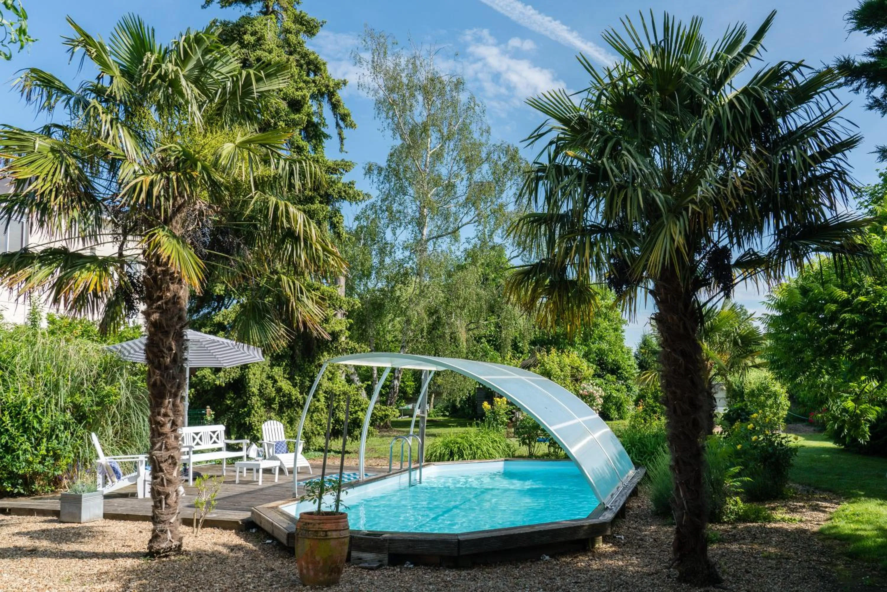 Swimming pool in Villa Chanelle