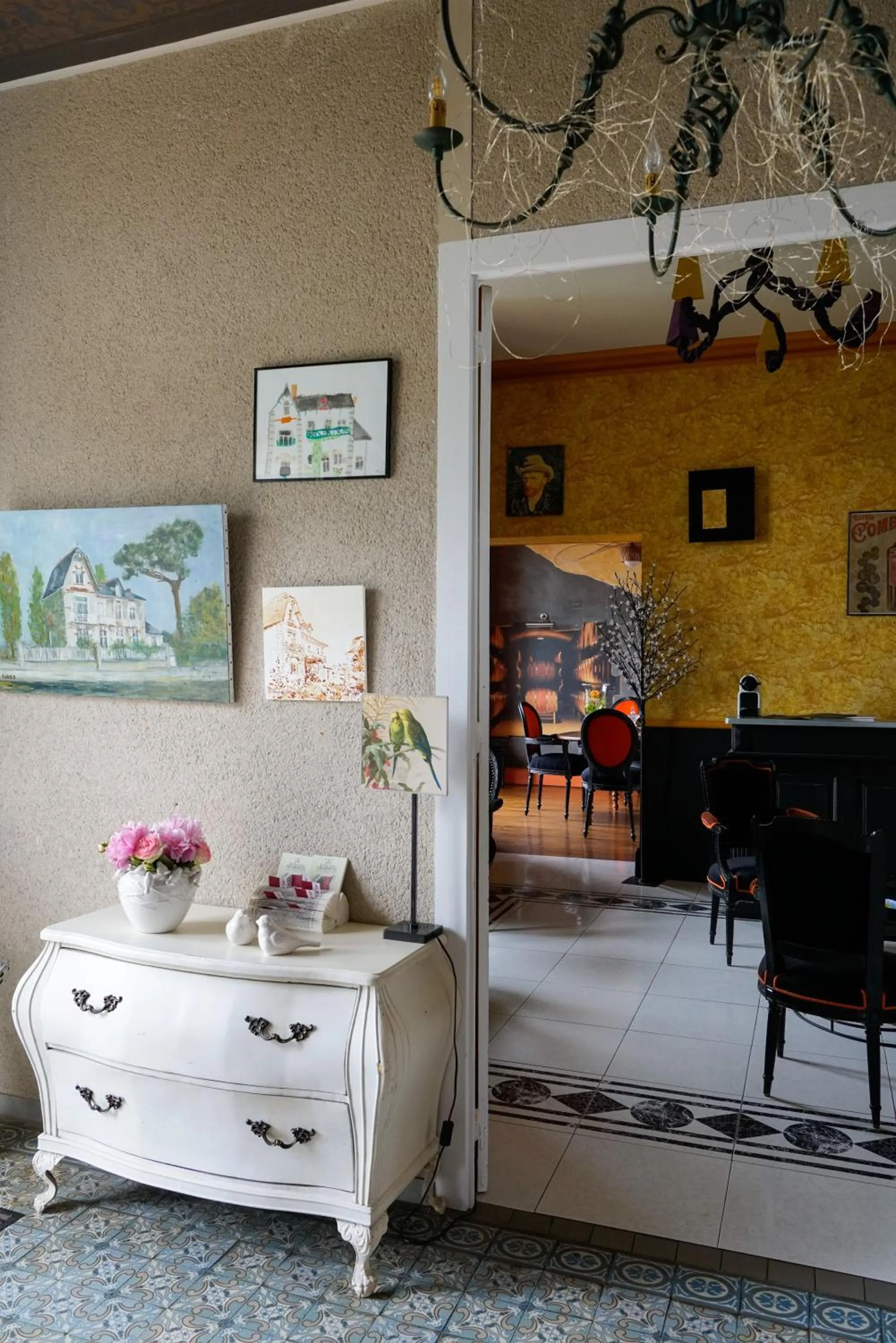 Decorative detail in Villa Chanelle