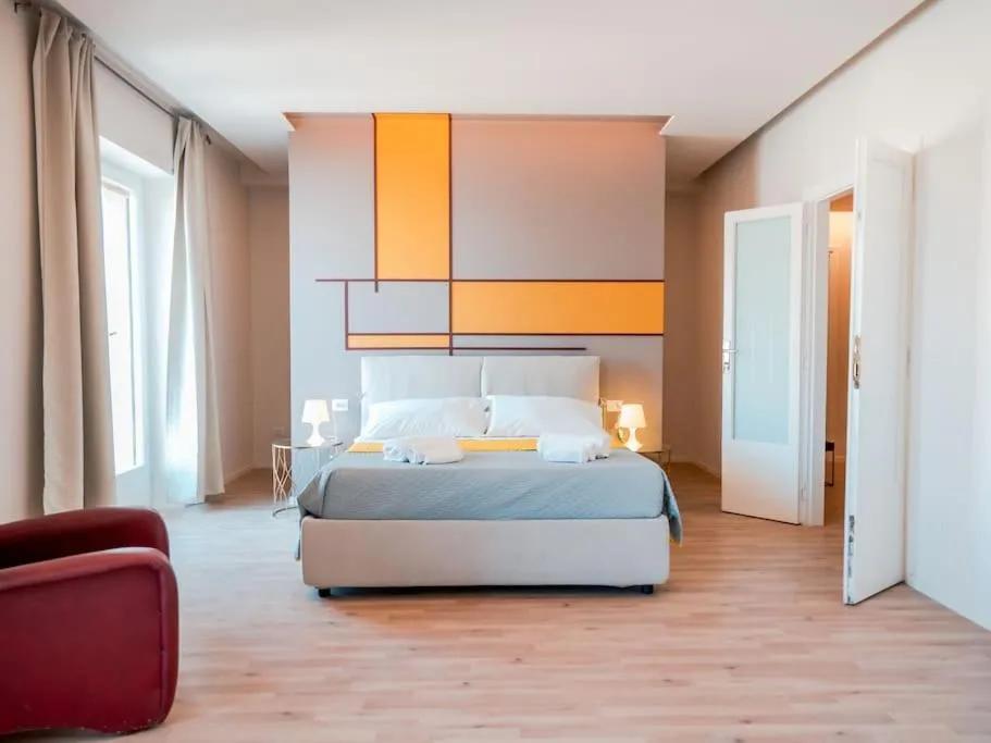 Bed in Myosotis luxury apartment