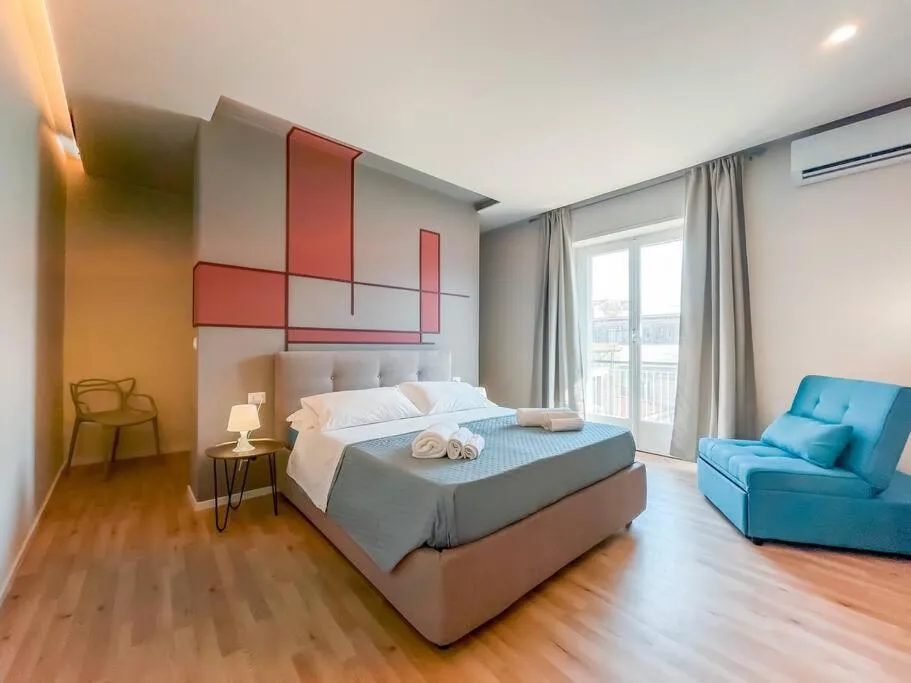 Bed in Myosotis luxury apartment