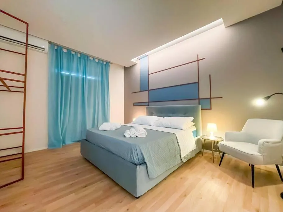 Bed in Myosotis luxury apartment