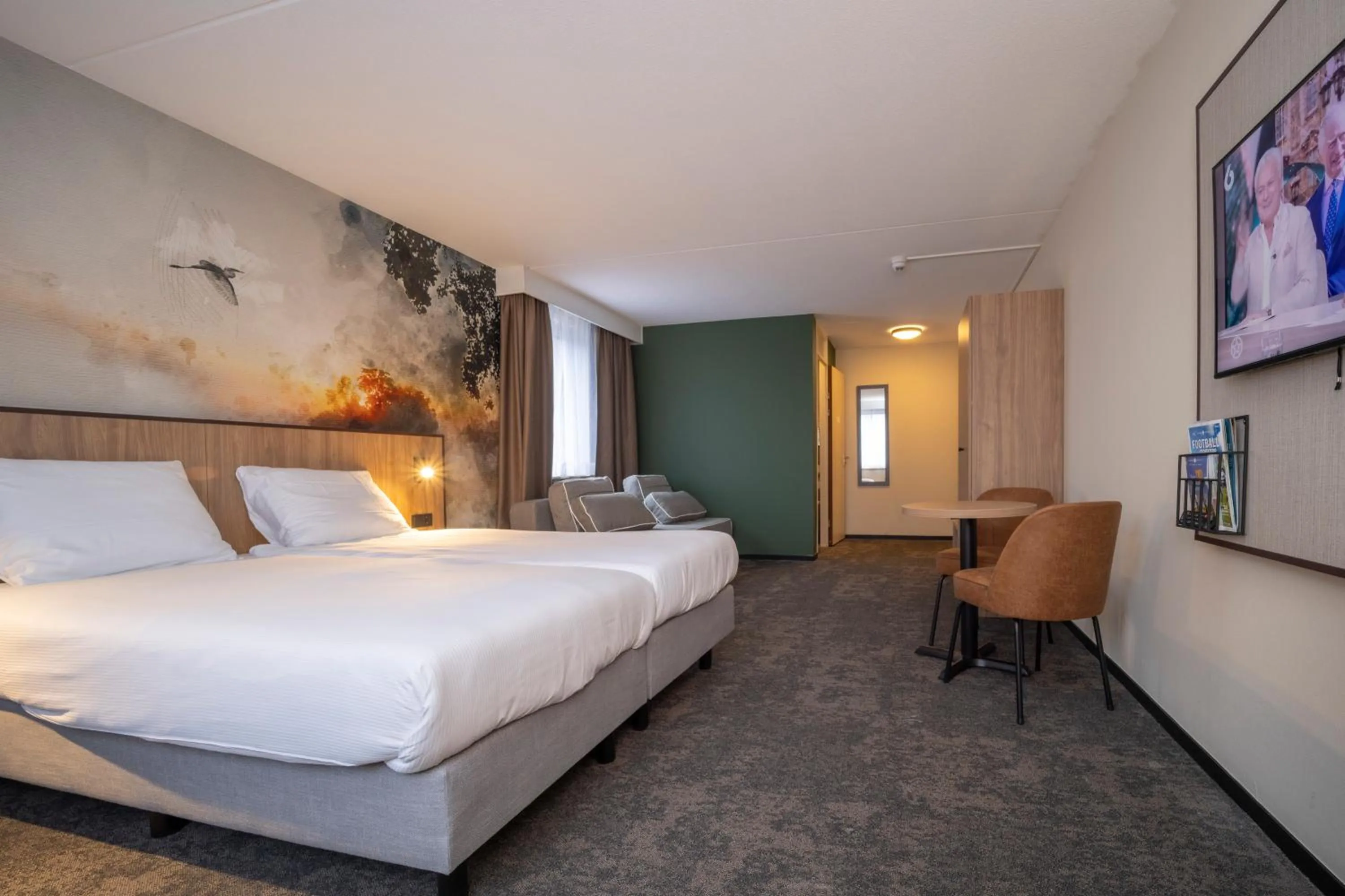 Bedroom, Bed in Fletcher Hotel Restaurant Rooland