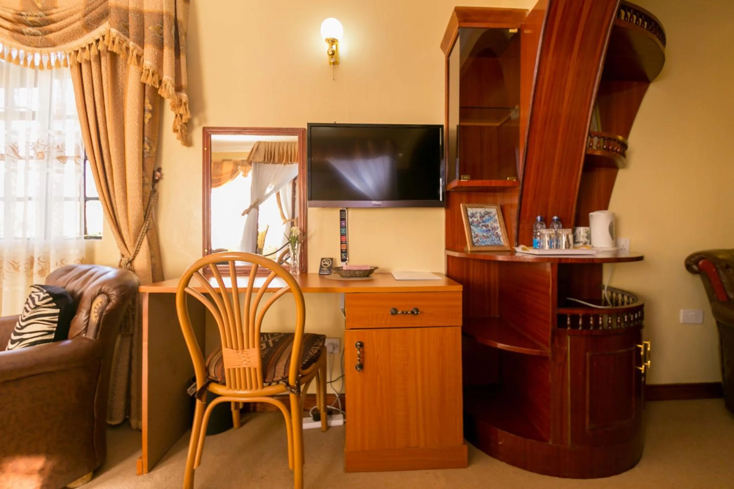 Seating area in Fahari Gardens Hotel