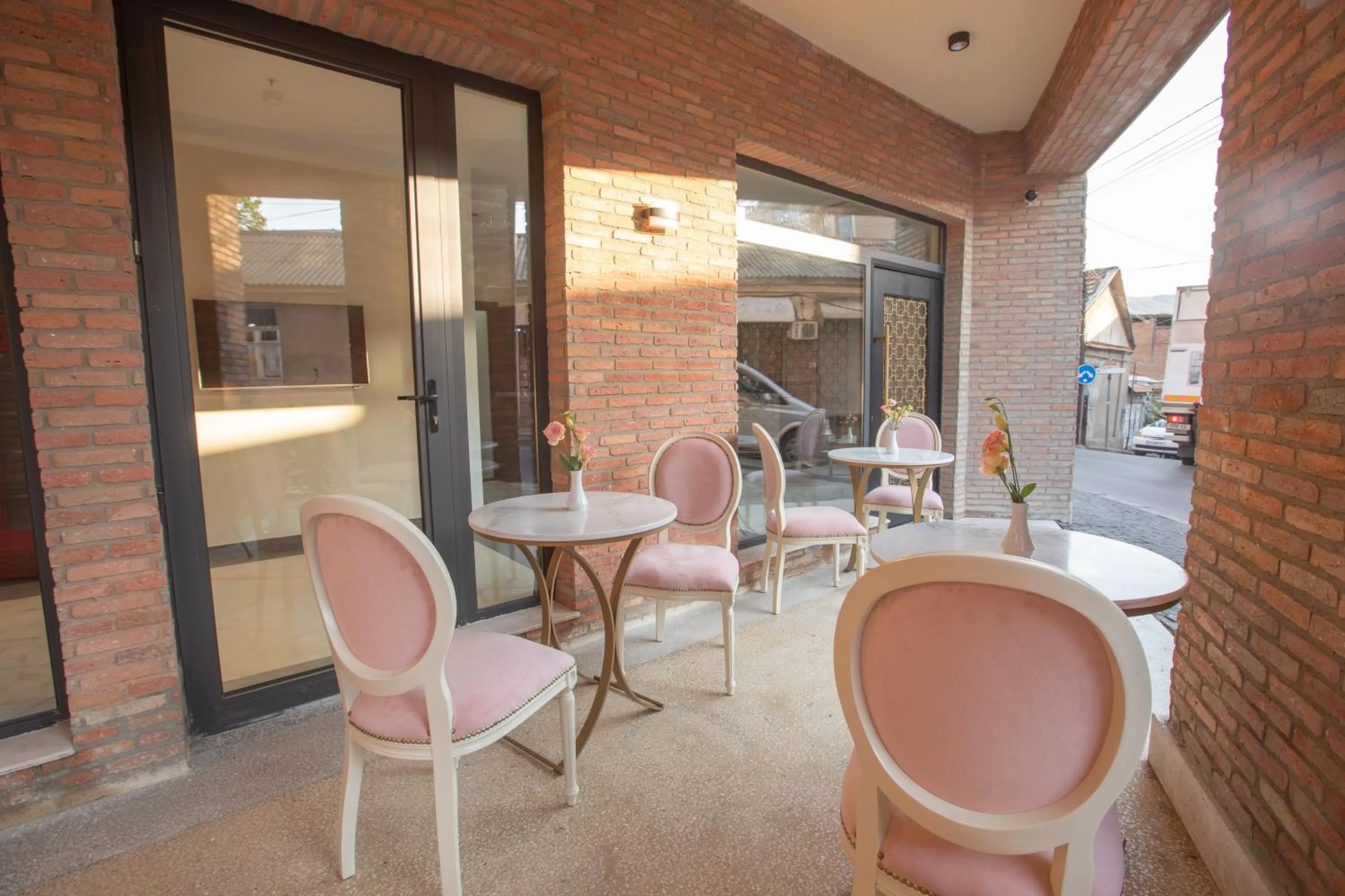 Seating area in Bellevue Boutique Hotel