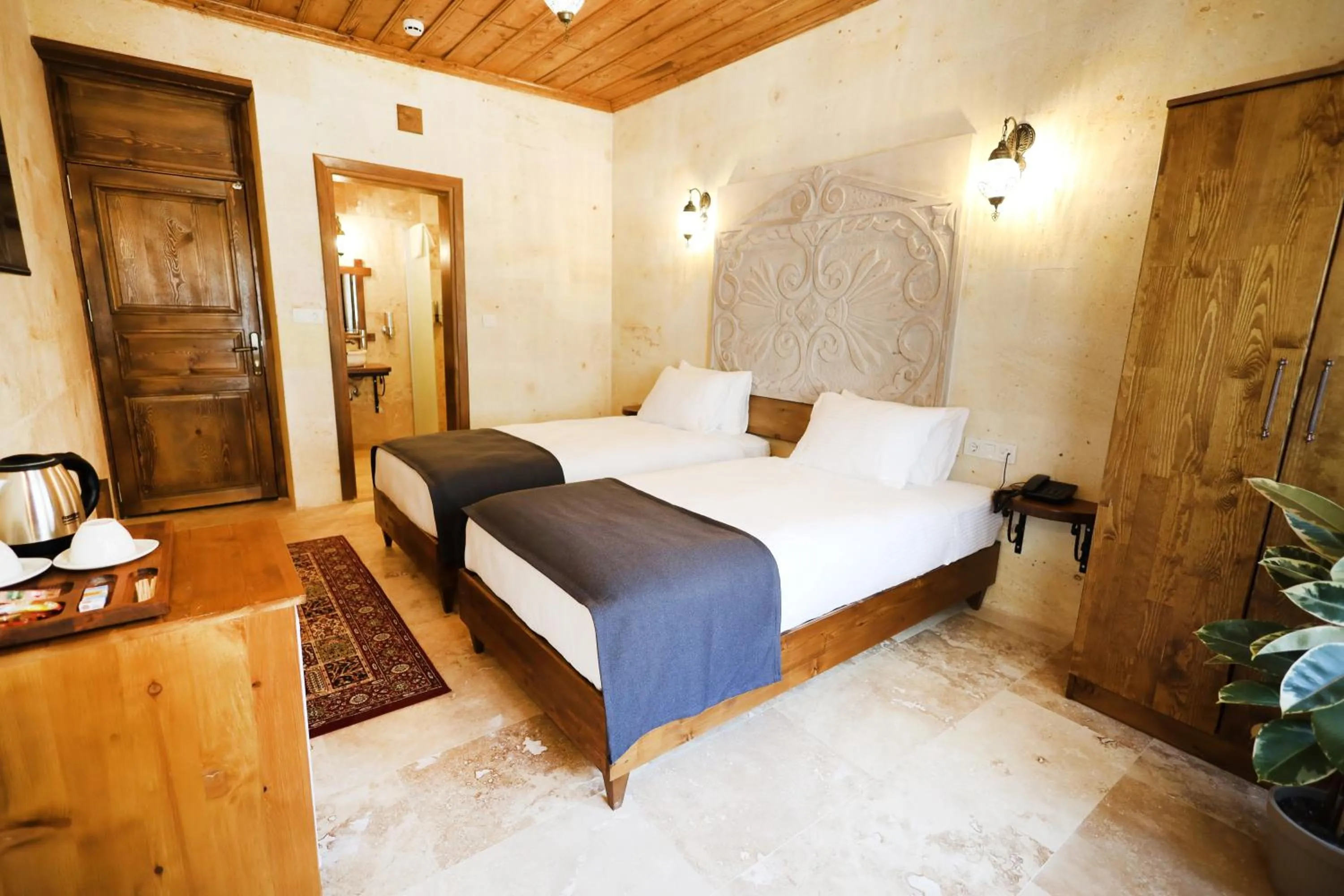 Bed in Rocca Stone House