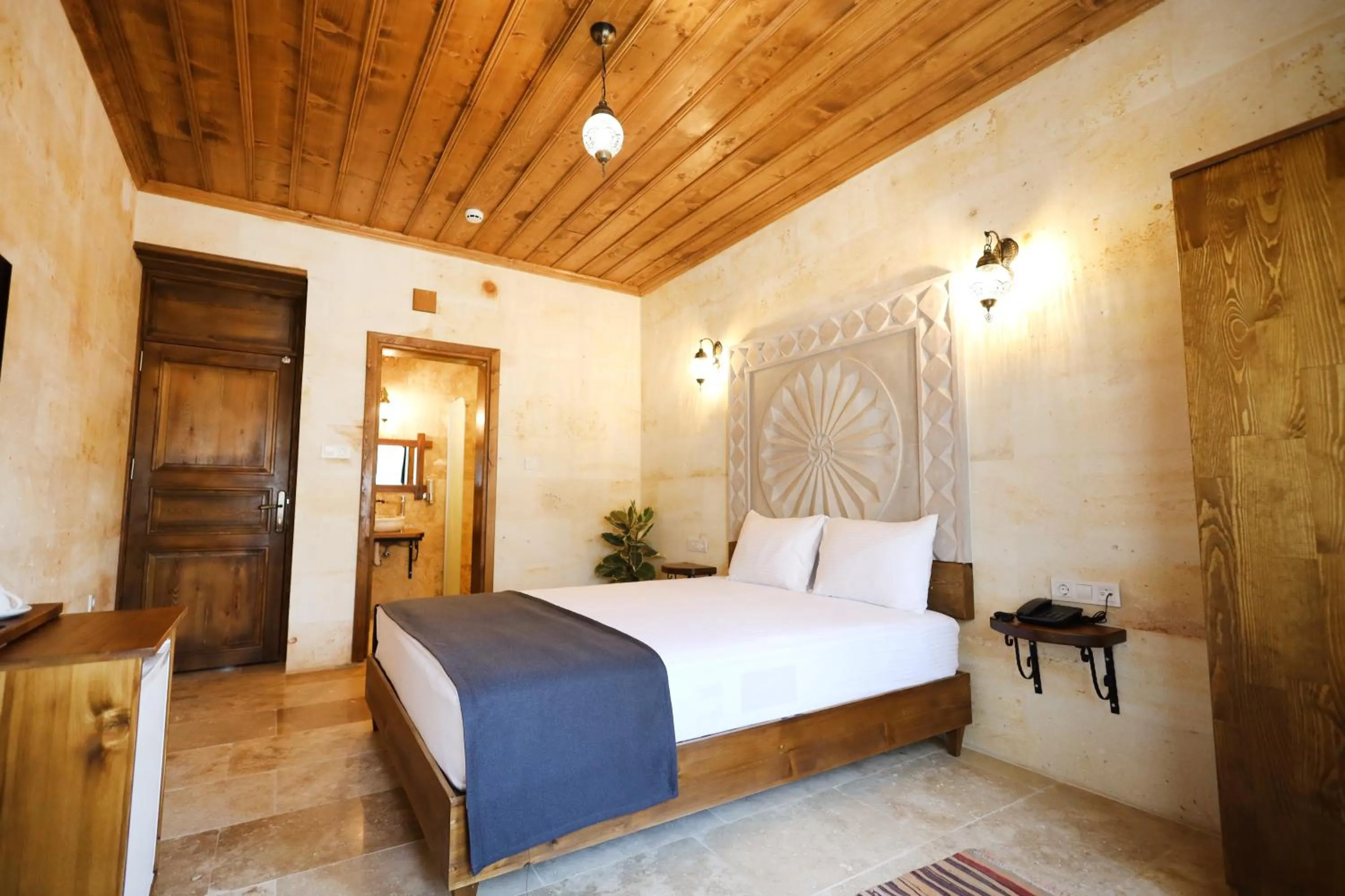 Bed in Rocca Stone House