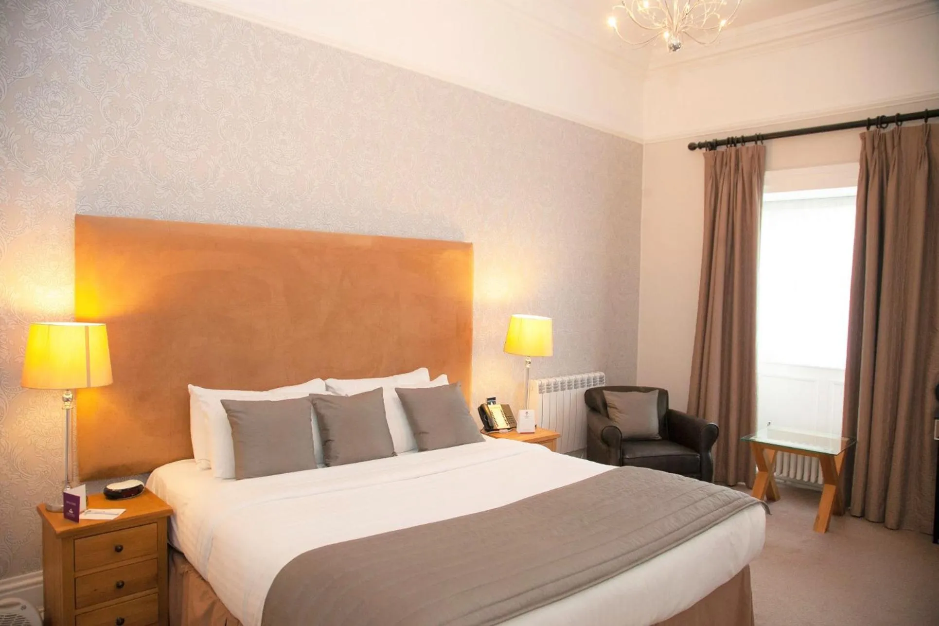 Bedroom, Bed in Aston Hall Hotel, BW Signature Collection