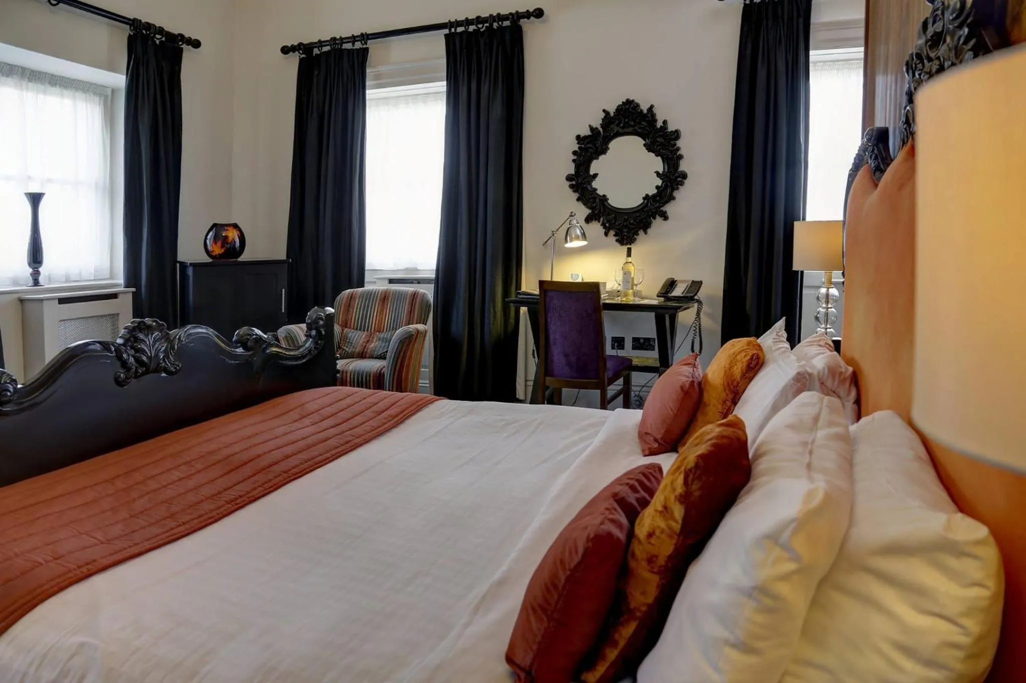 Bedroom, Bed in Aston Hall Hotel, BW Signature Collection