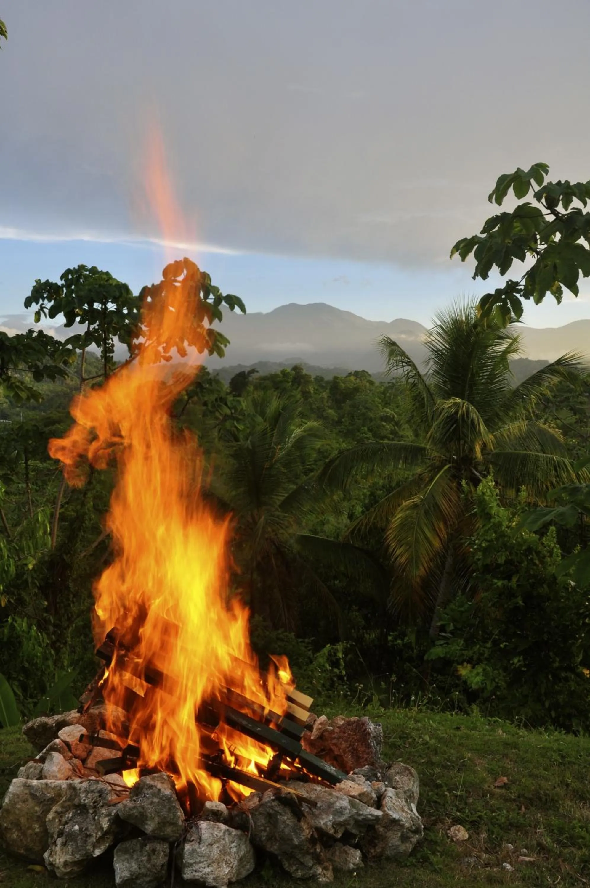 Mountain view in Germaican Hostel