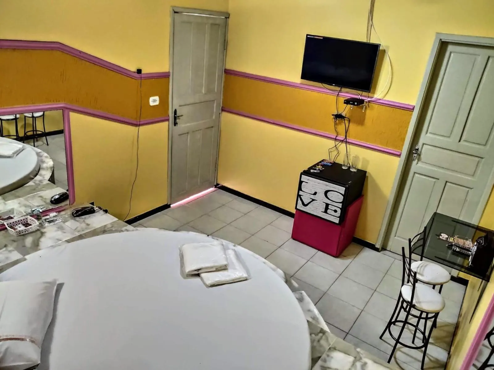 Bed in Hotel Paraíso Guaira