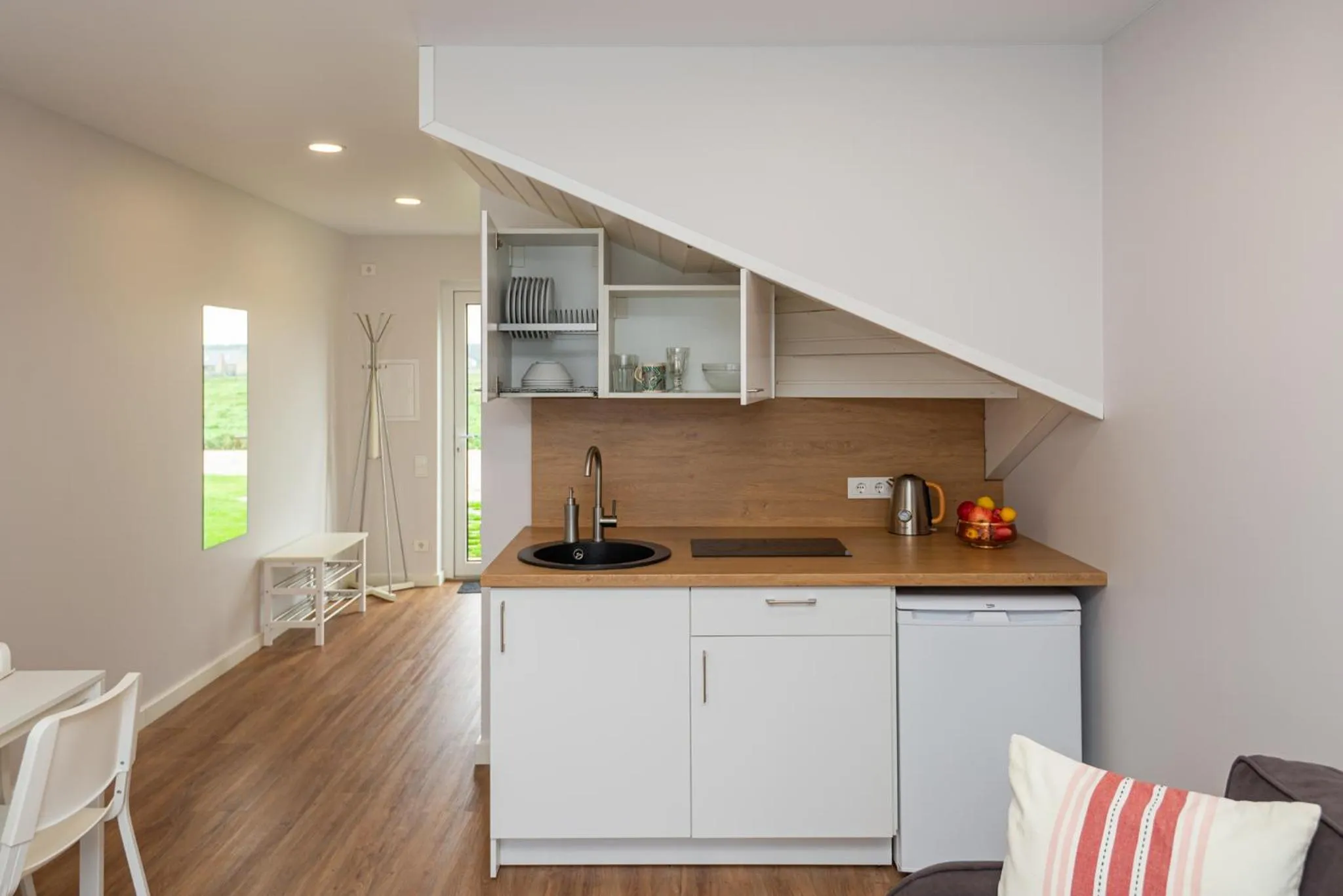 Kitchen or kitchenette in KUTI apartamentai