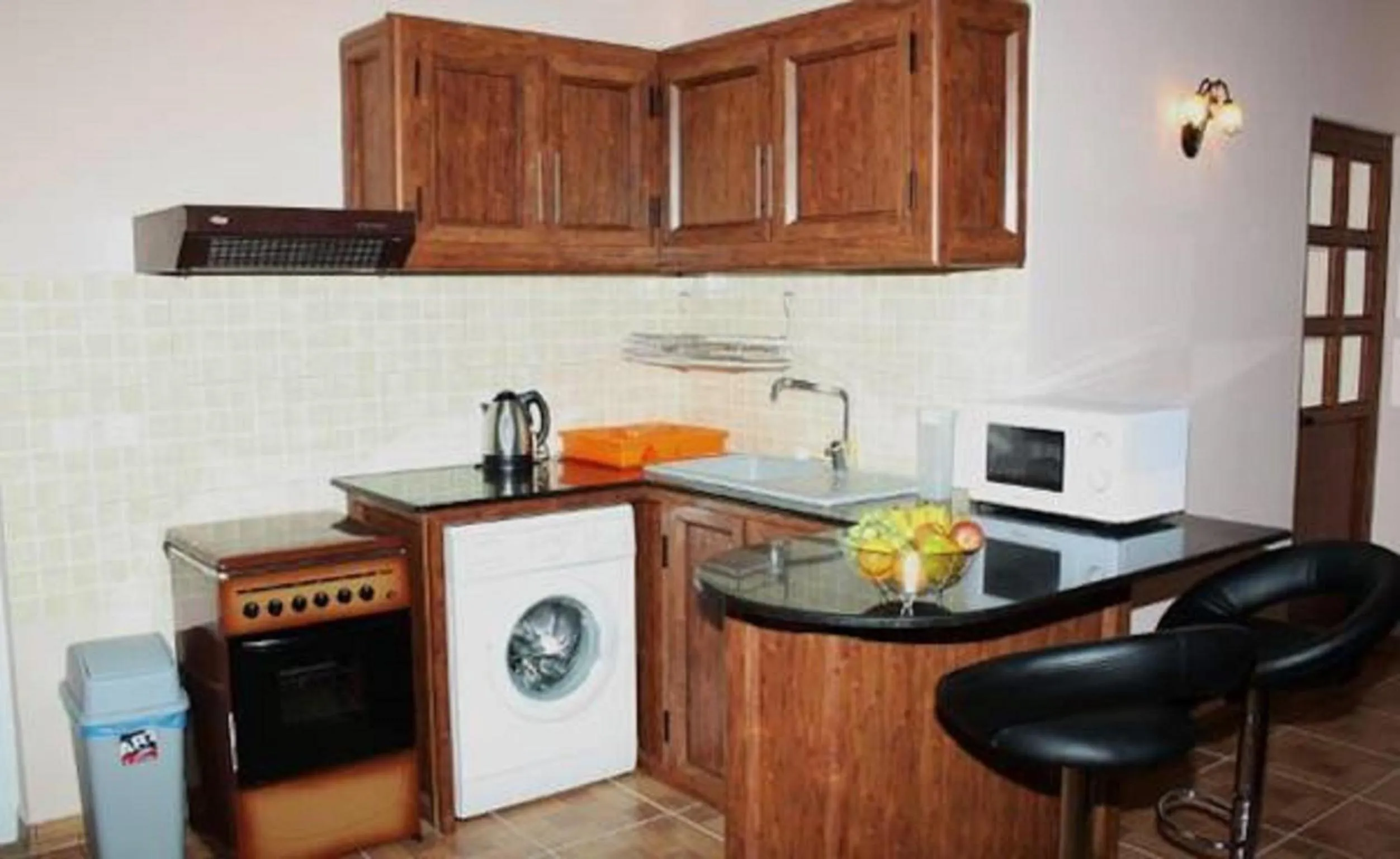 Kitchen or kitchenette in Trou Aux Biches Self Catering Apartment