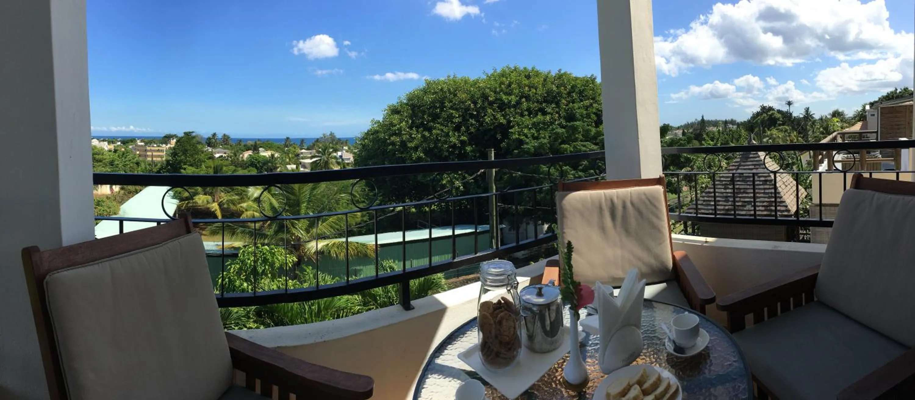 Balcony/Terrace in Trou Aux Biches Self Catering Apartment