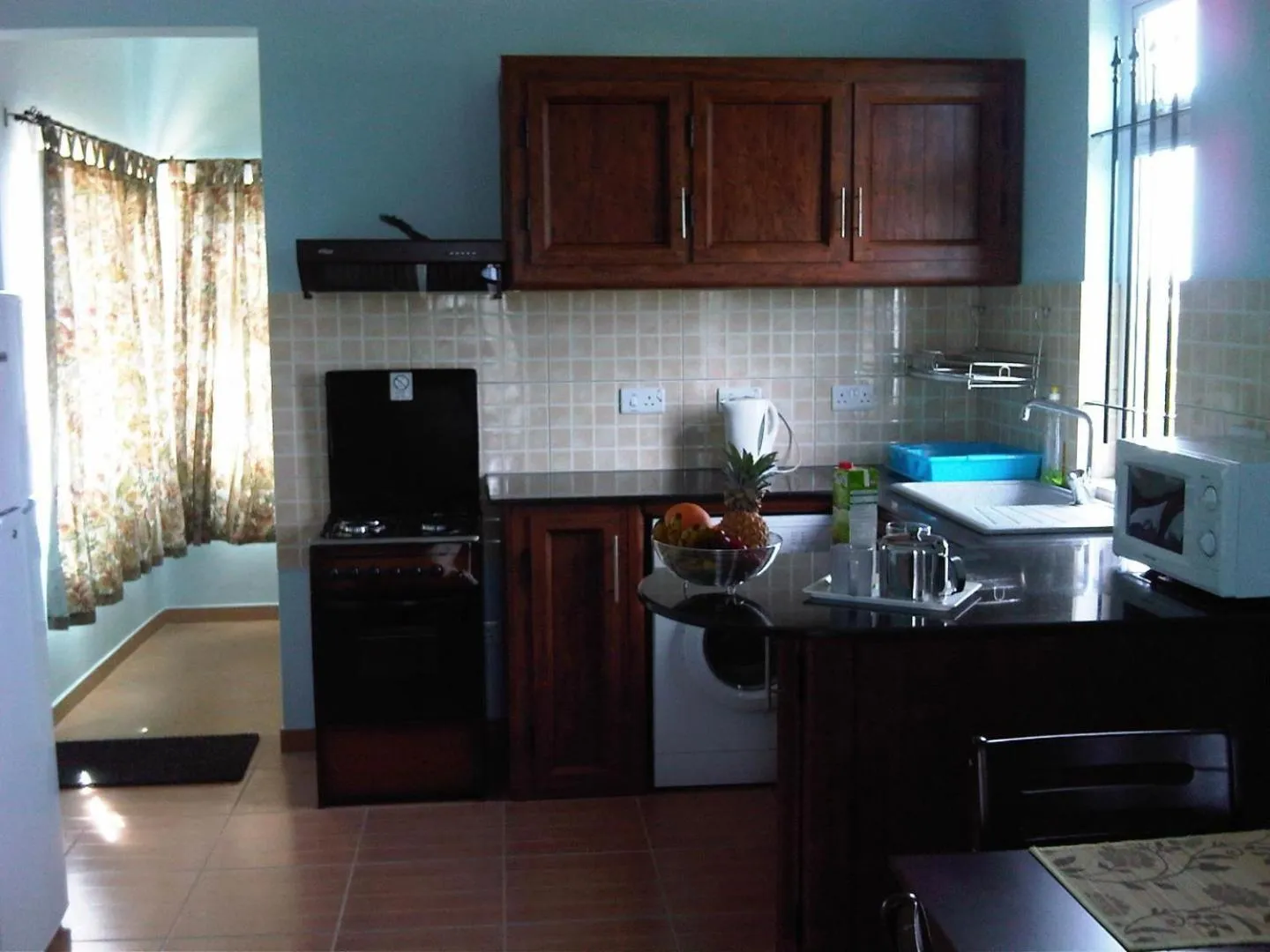 Kitchen or kitchenette in Trou Aux Biches Self Catering Apartment