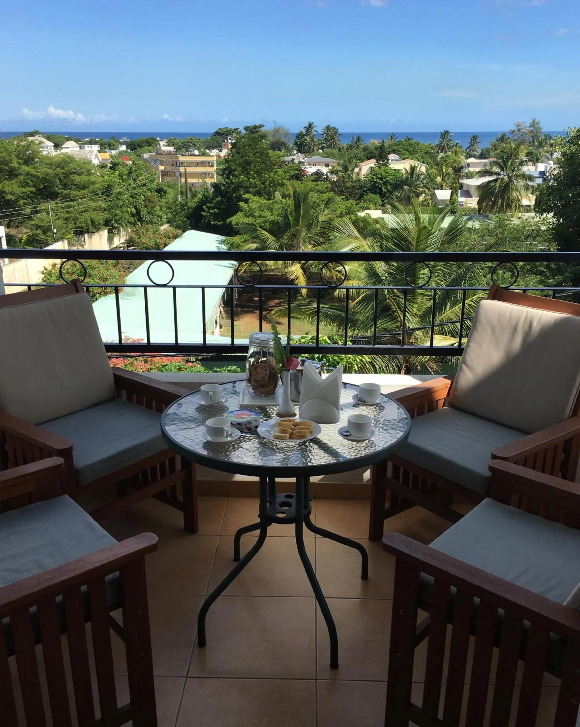 Balcony/Terrace in Trou Aux Biches Self Catering Apartment