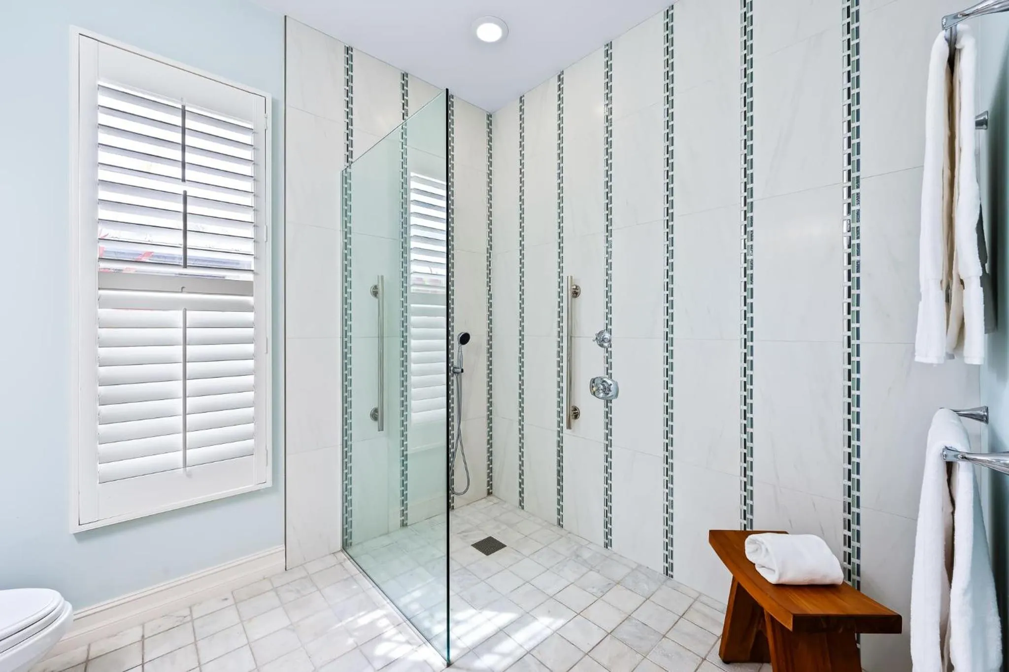 Shower in Neapolitan Vacation Rental