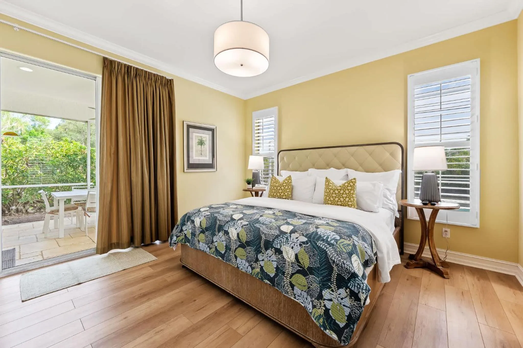 Bed in Neapolitan Vacation Rental