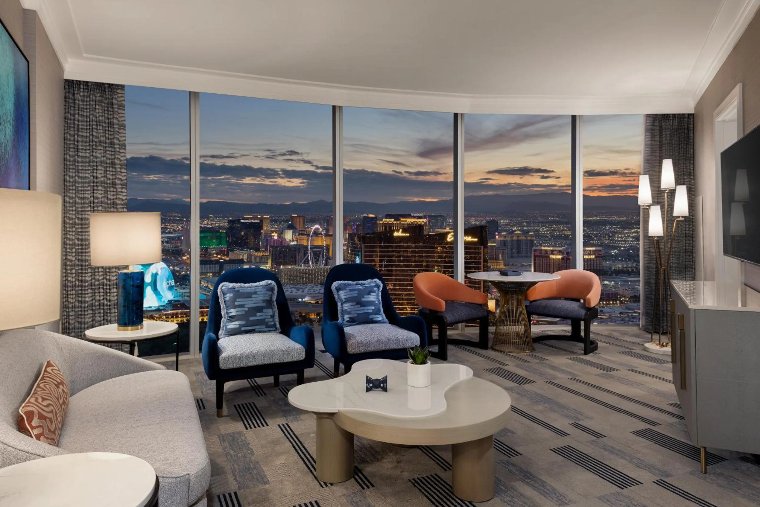 Living room in Fontainebleau Las Vegas