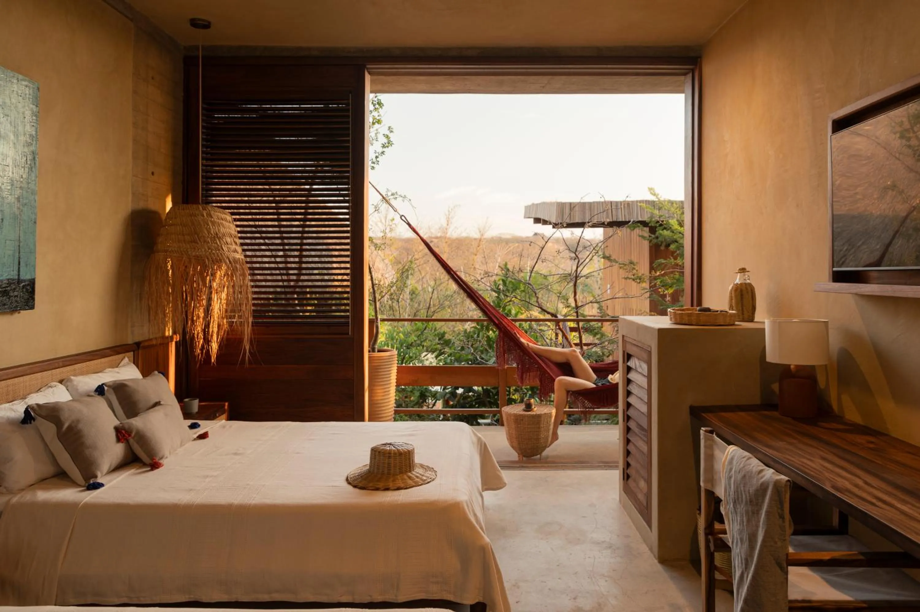 View (from property/room), Bed in Ennea Hotel - Adults Only