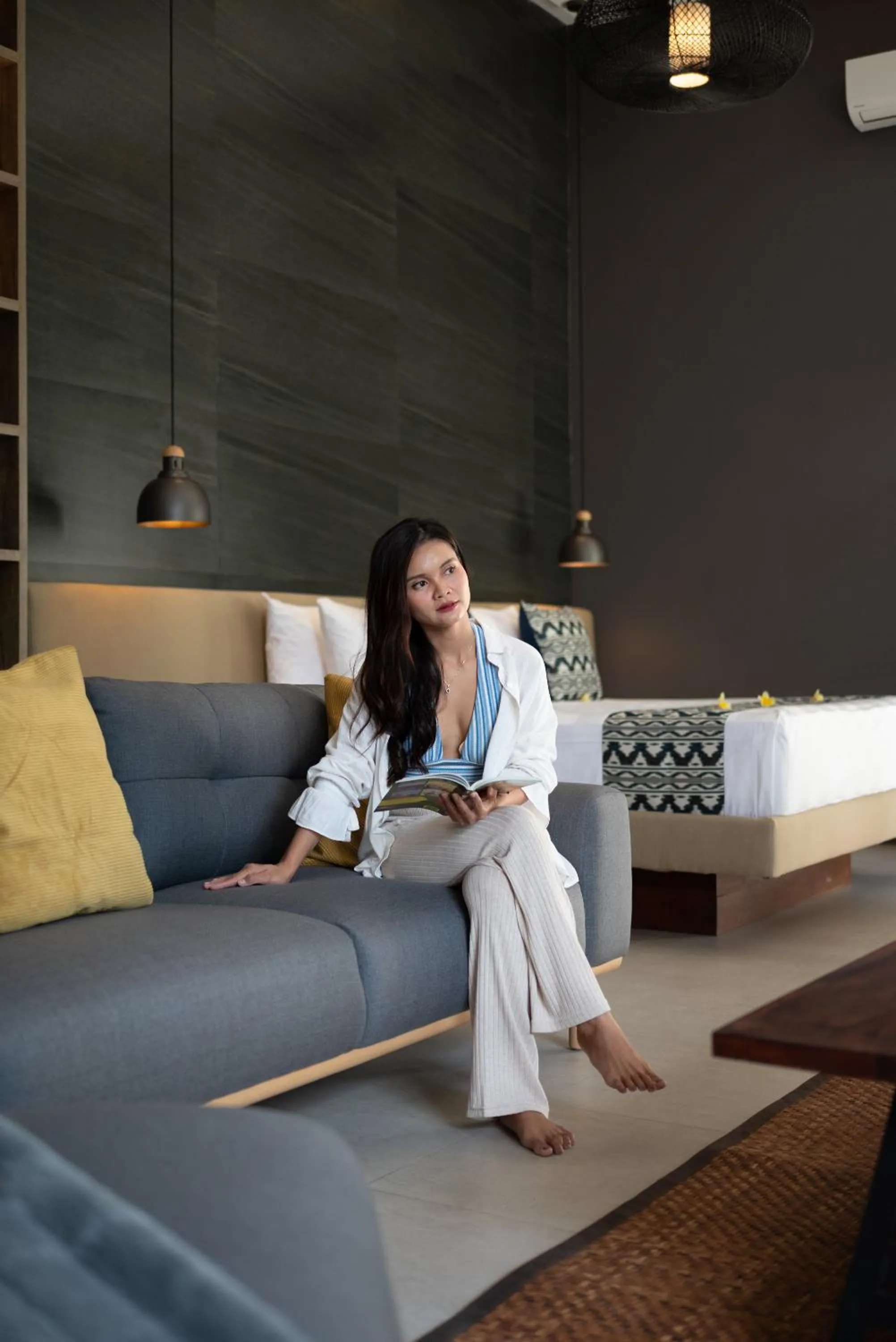 Living room in The Studios Ubud-Adult Only