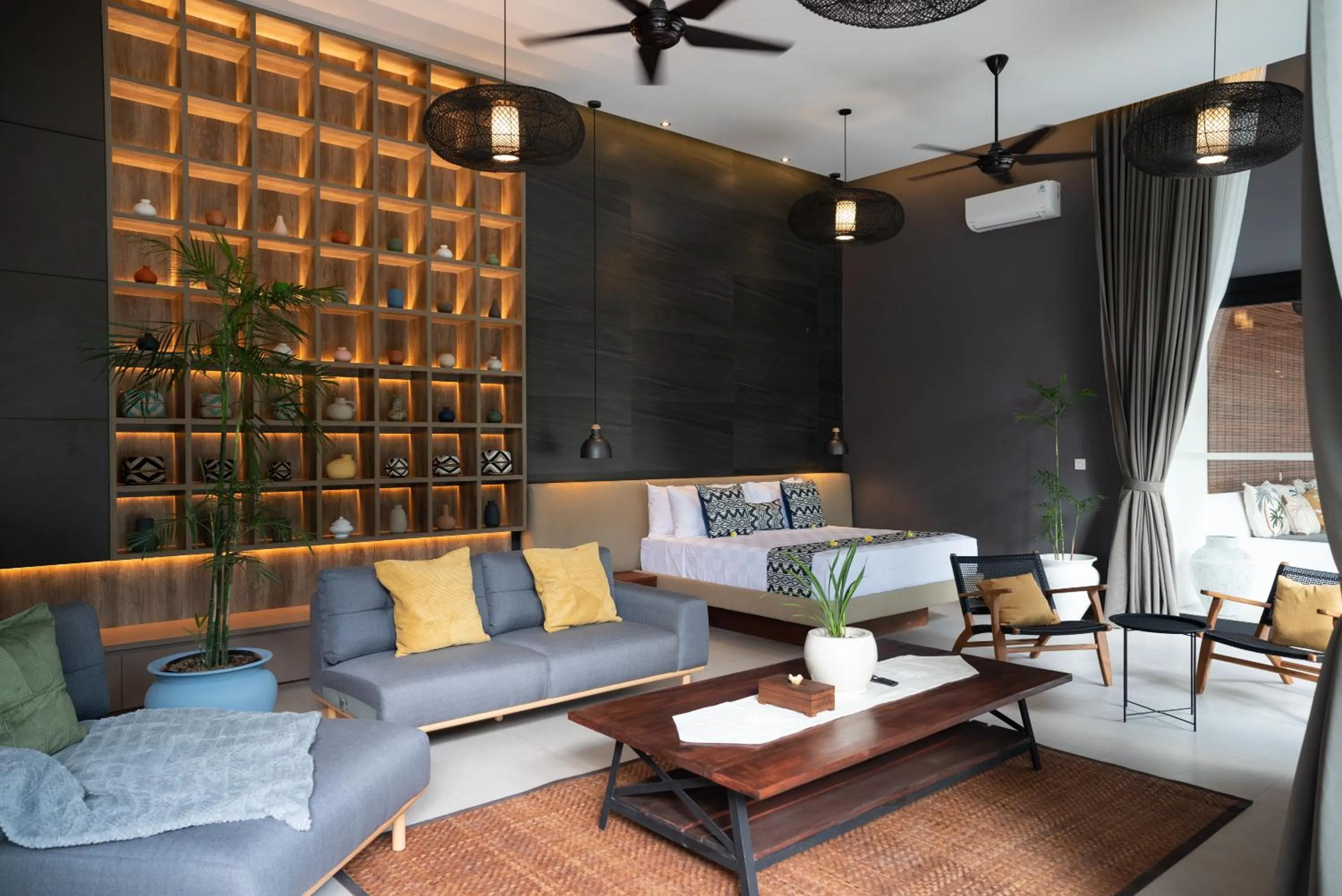 Living room in The Studios Ubud-Adult Only