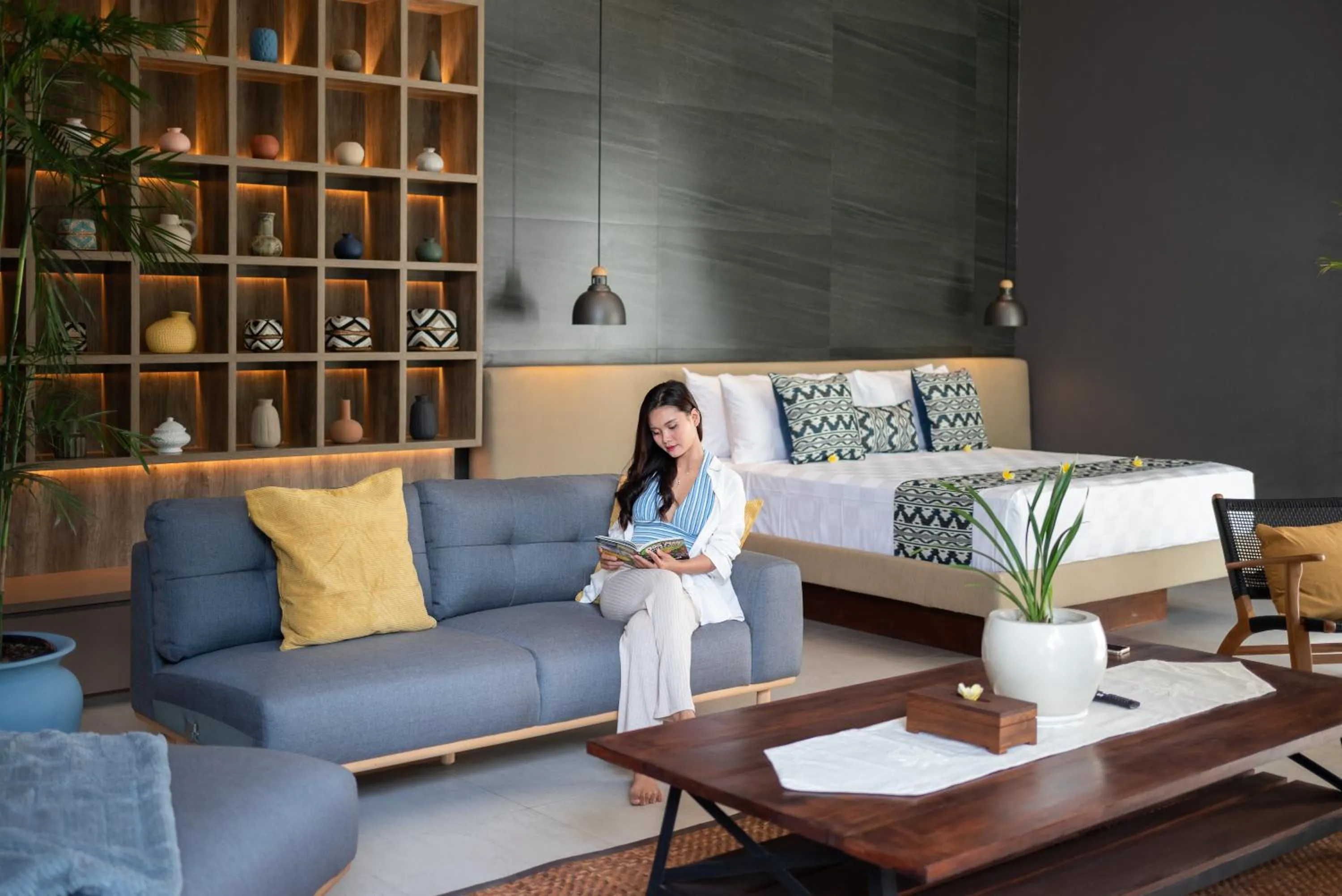 Bed in The Studios Ubud-Adult Only