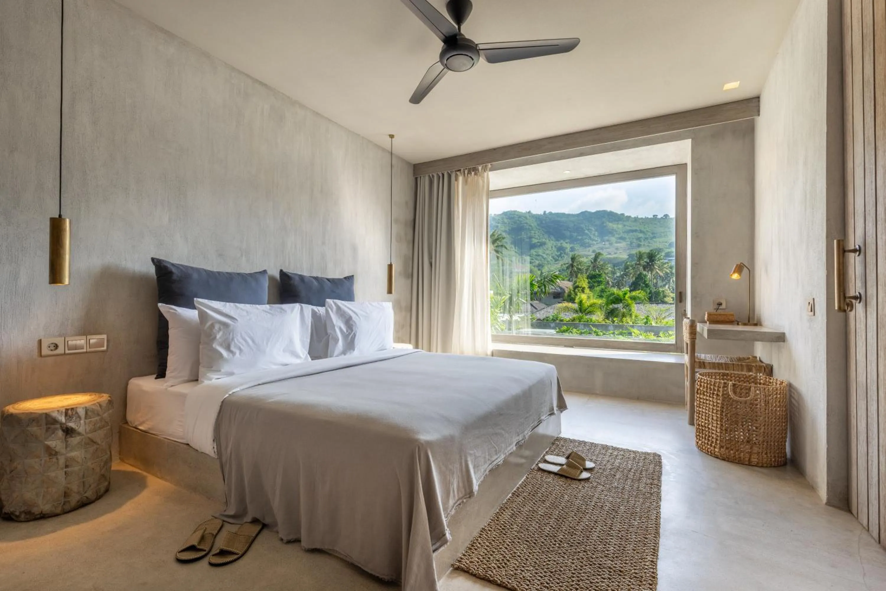 Bedroom, Bed in The Konkret Lombok