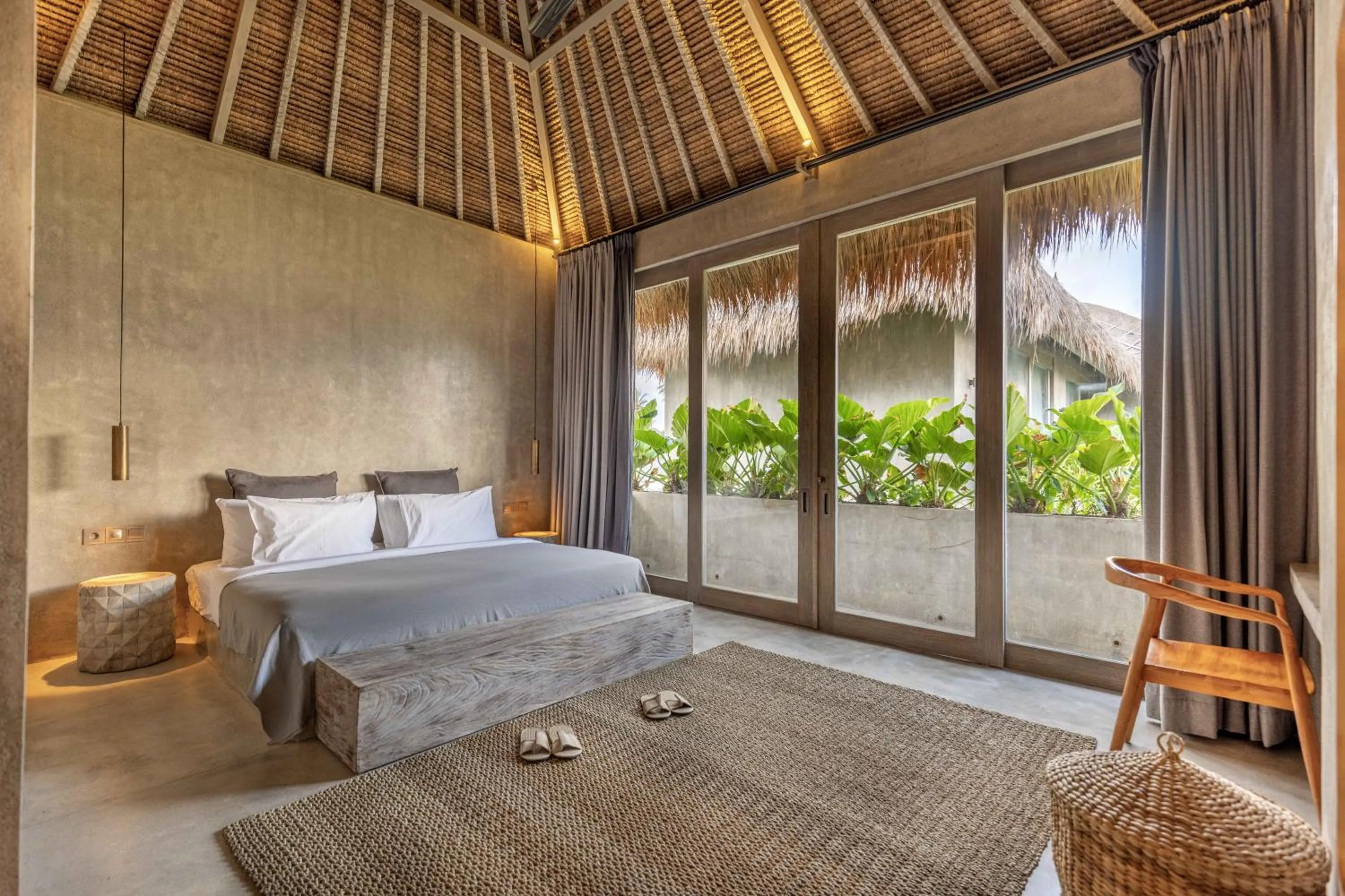 Bedroom, Bed in The Konkret Lombok