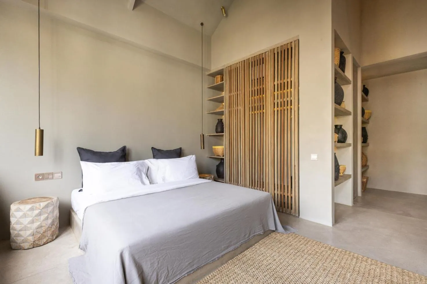 Bedroom, Bed in The Konkret Lombok