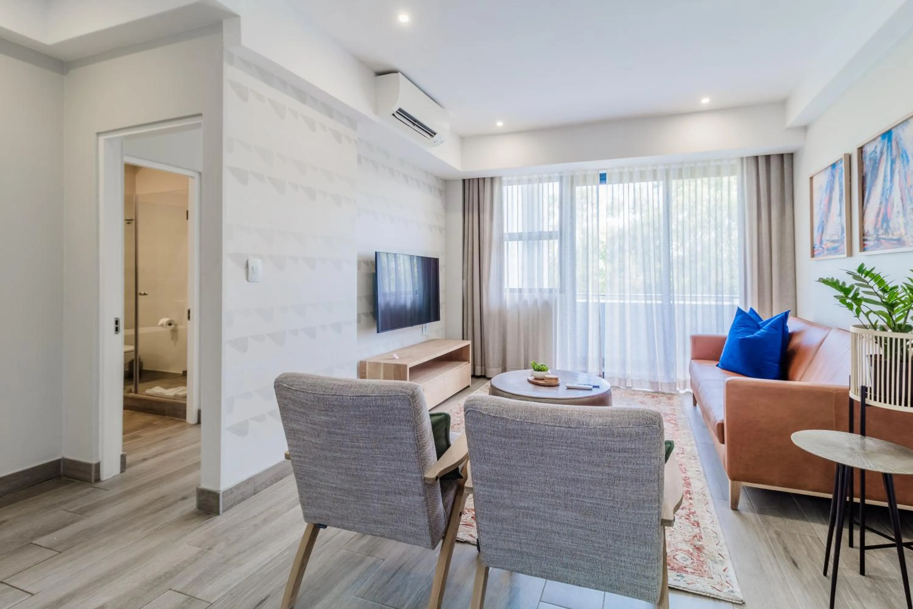 Seating area in STAY Menlyn