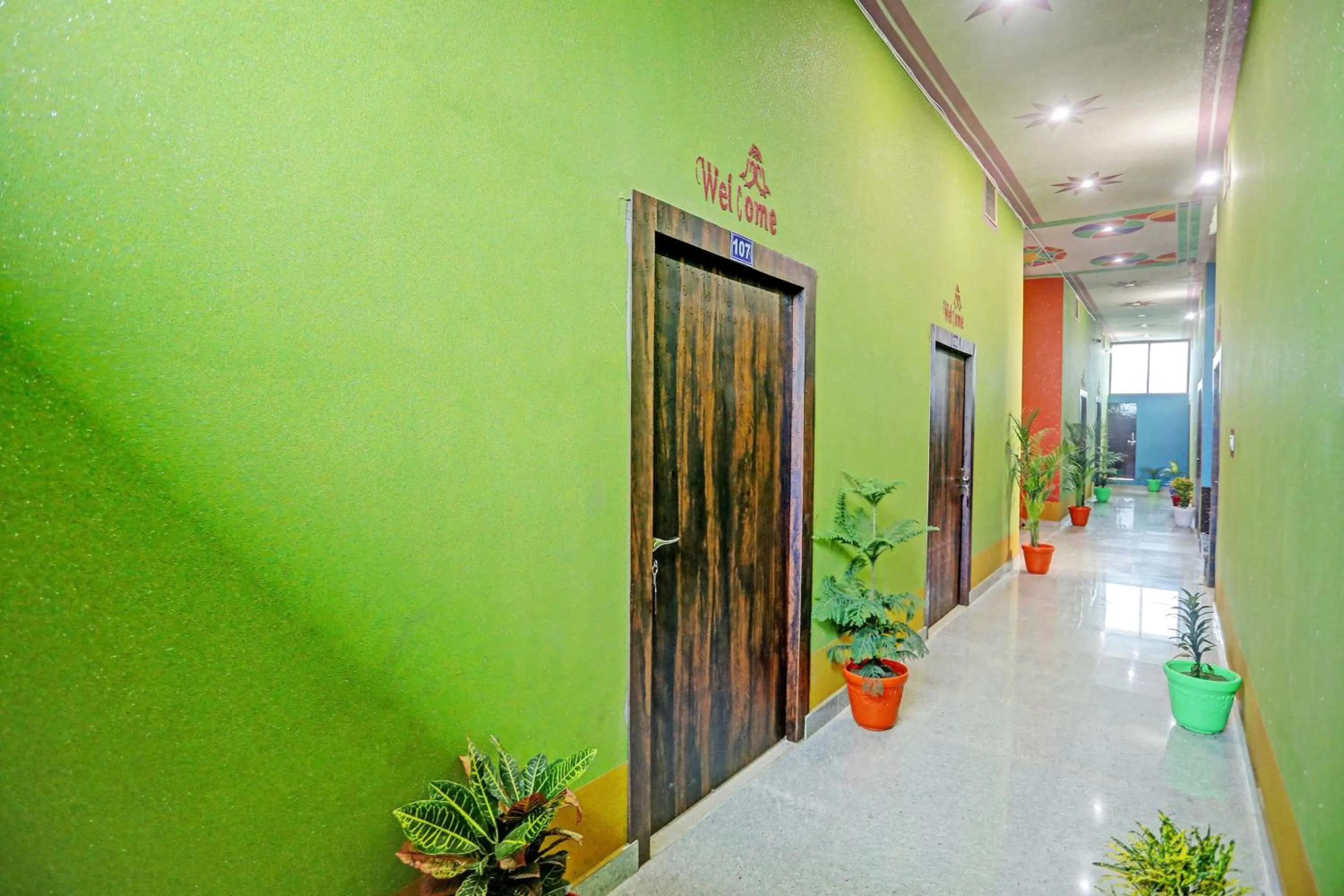Lobby or reception in Hotel O Dwarka