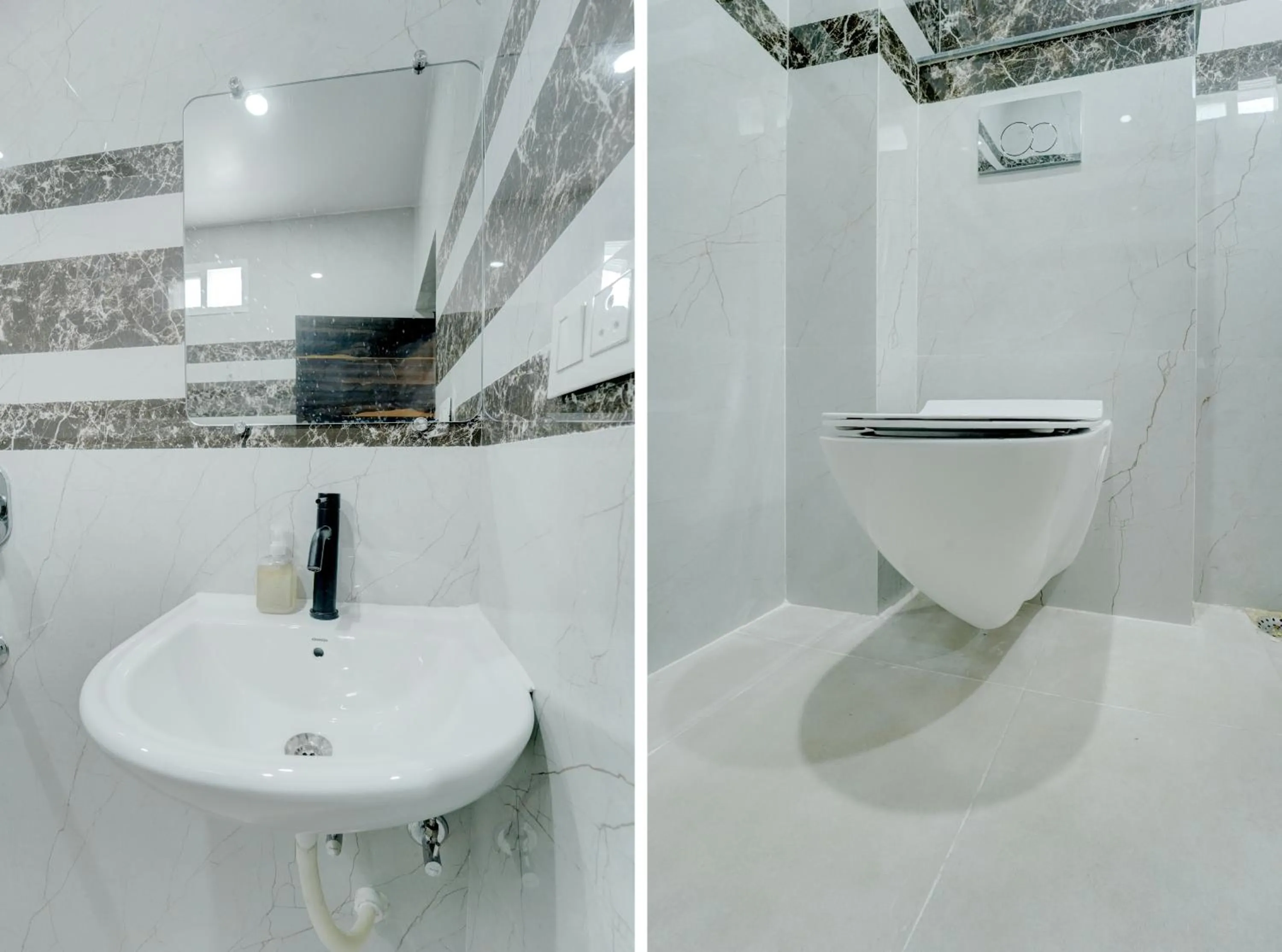 Bathroom in Hotel O N S Hotel Banquet & Cafe