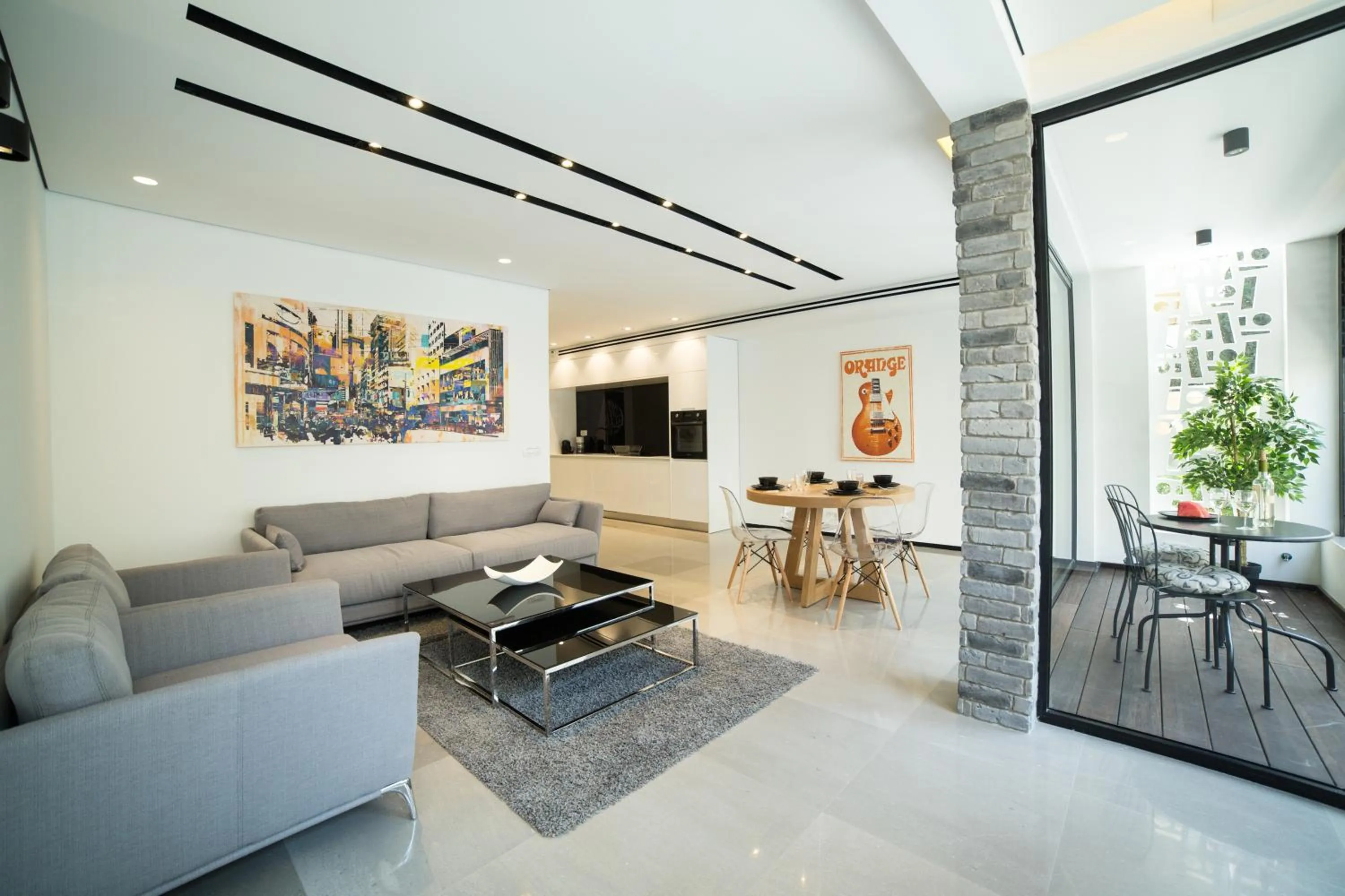 Balcony/Terrace in Beach Apartments TLV