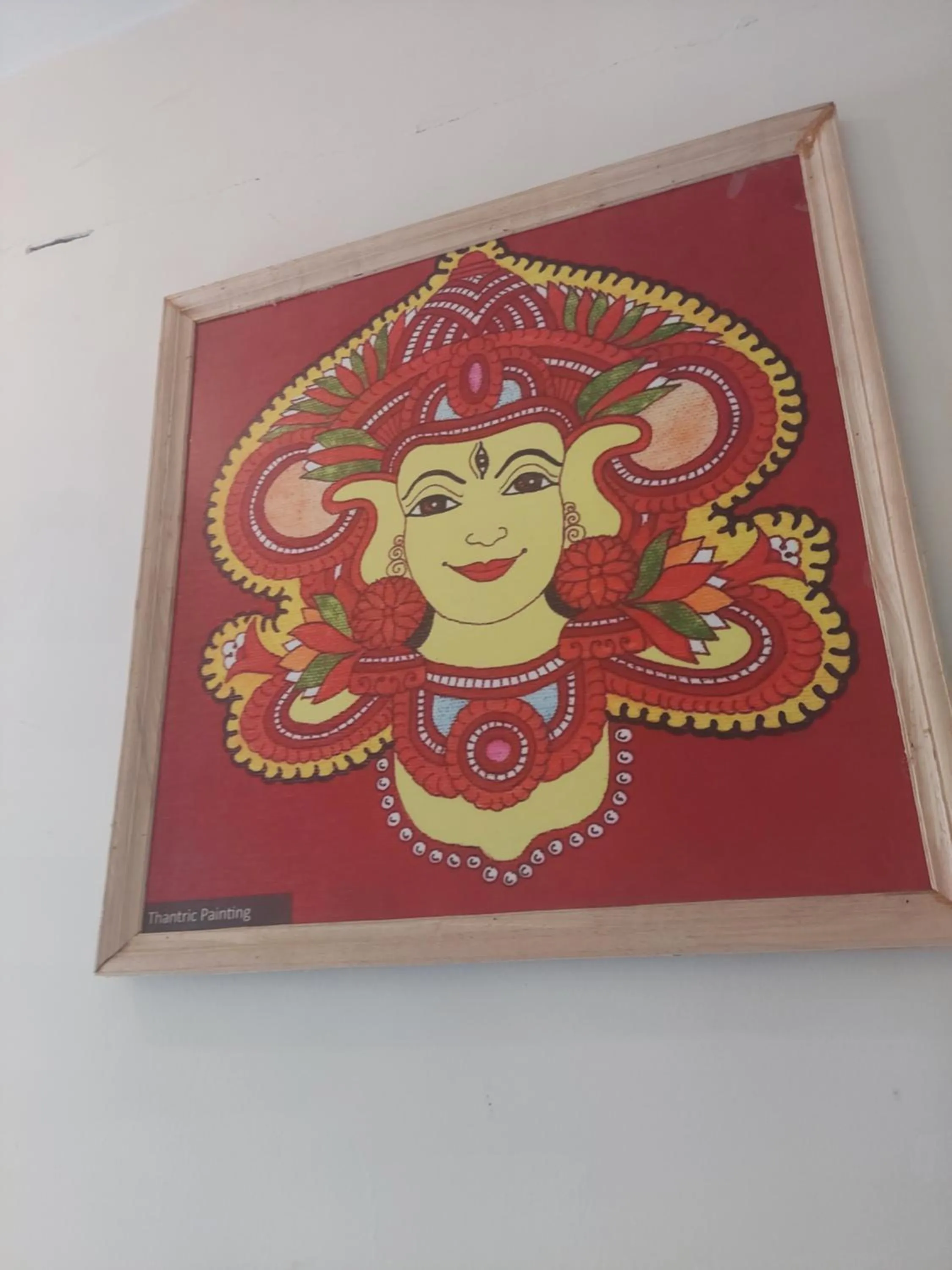 Decorative detail in Padmatheertham Inn