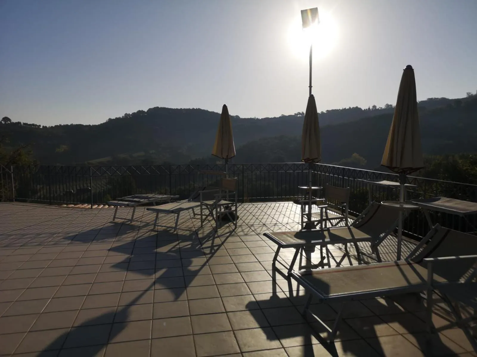 Pool view in Tenuta Borgo San Michele