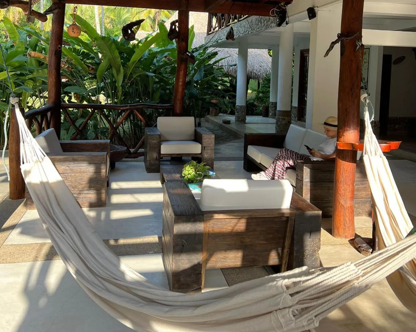 Living room in La Jorará EcoHotel y Reserva Natural