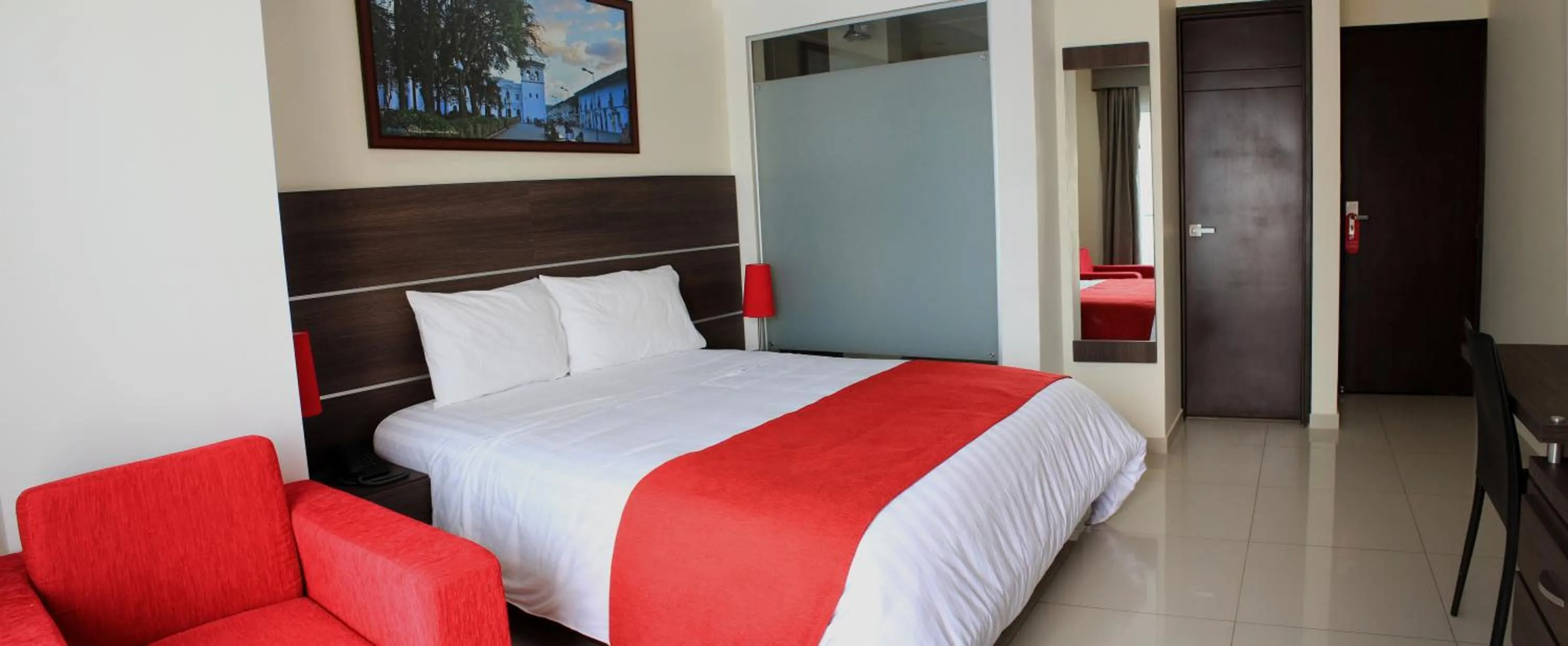 Bed in Hotel San Martin Popayan